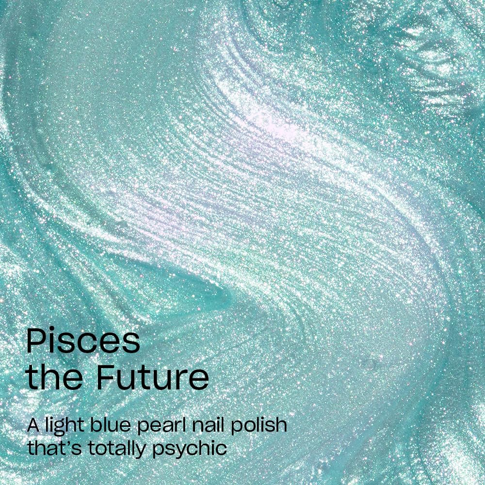 OPI Nail Lacquer Pisces the Future | Sheer Soft Blue Pearl Chip Resistant Nail Polish | Big Zodiac Energy Collection Beauty and Personal Care OPI