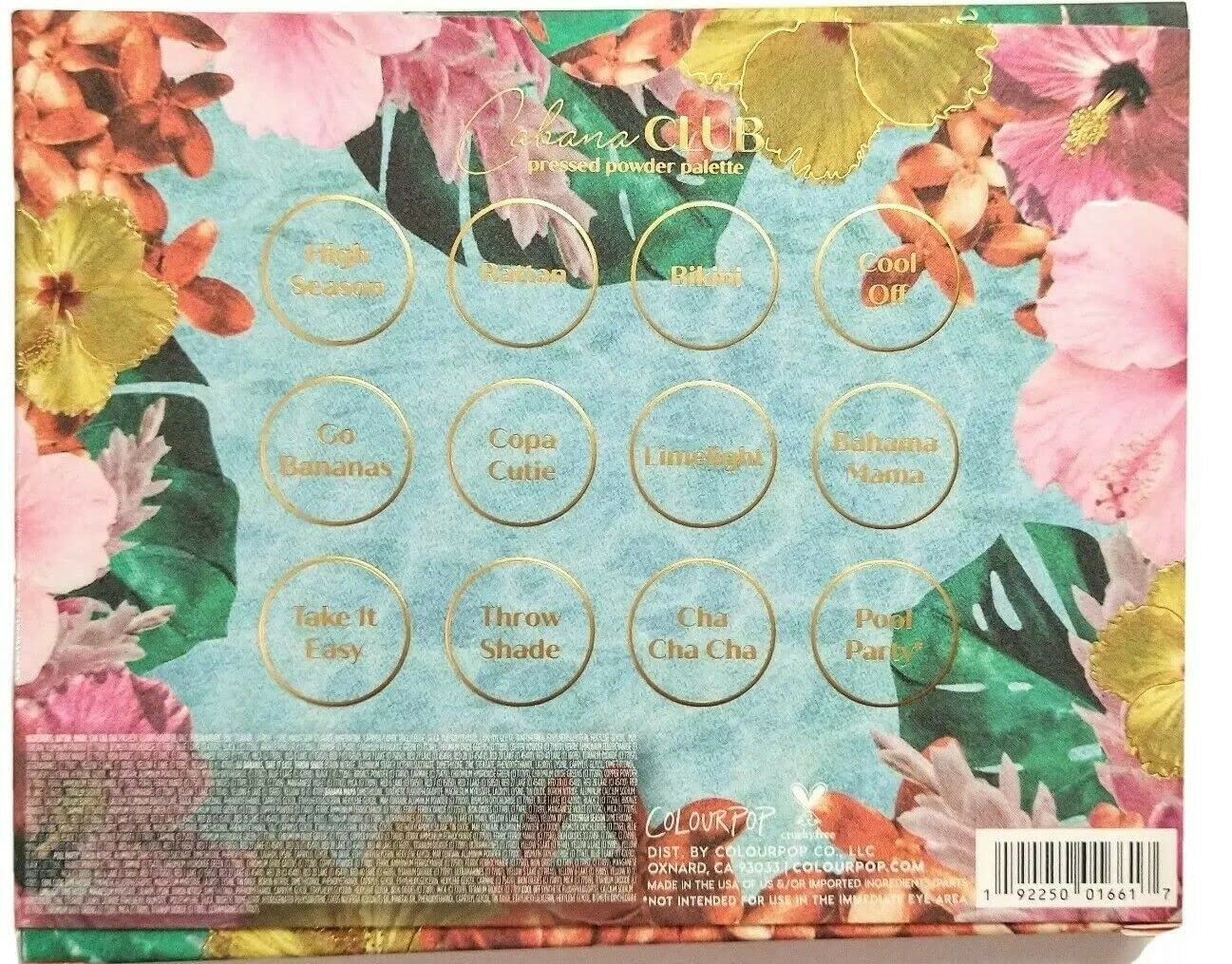Colourpop Eyeshadow Palette (Cabana Club)