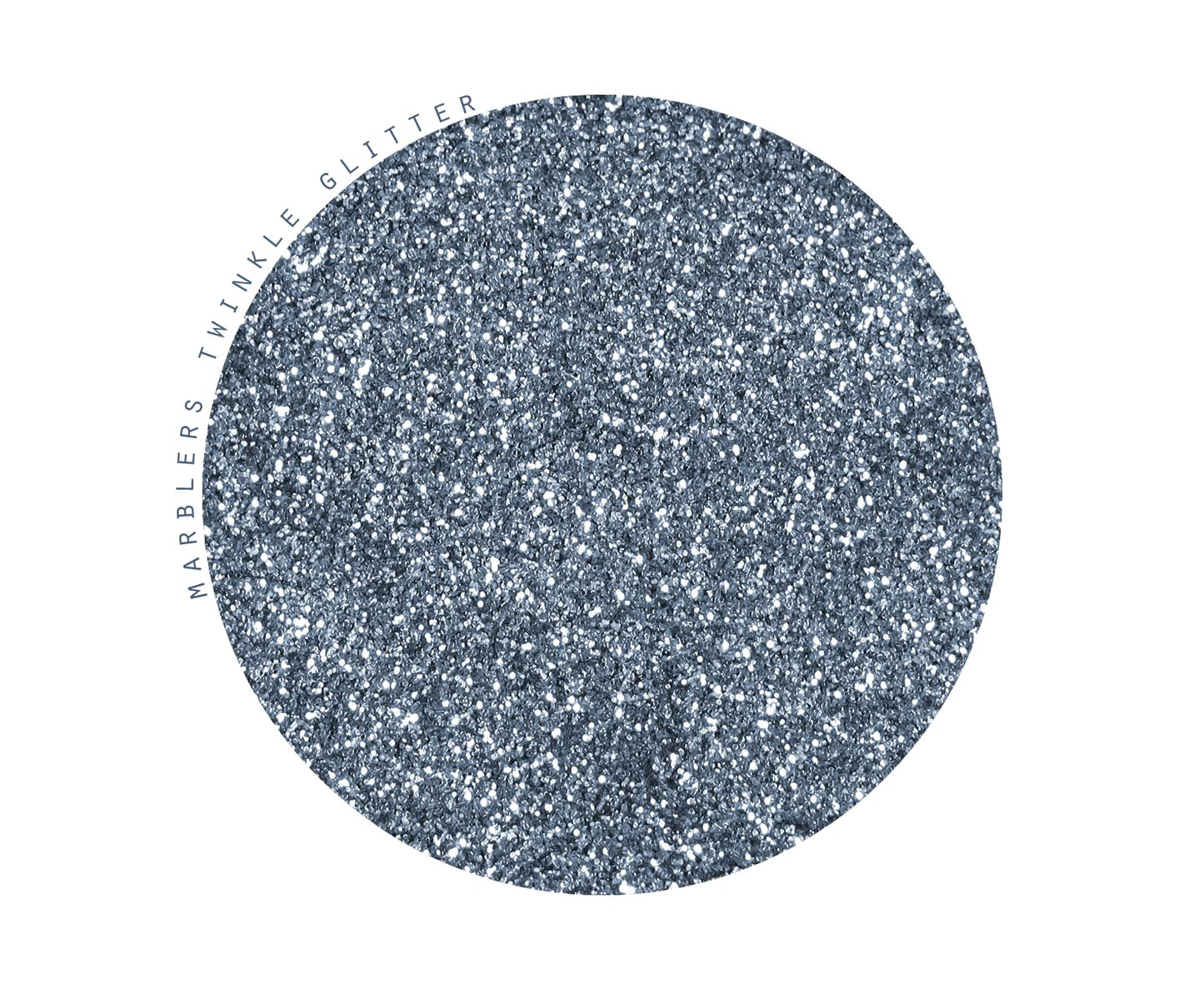 MARBLERS Twinkle Face & Body Glitter [Graphite Gray] 0.18oz (5g) | Fine | Non-Toxic | Vegan | Cruelty-Free | Festival, Rave & Party Makeup | Eye