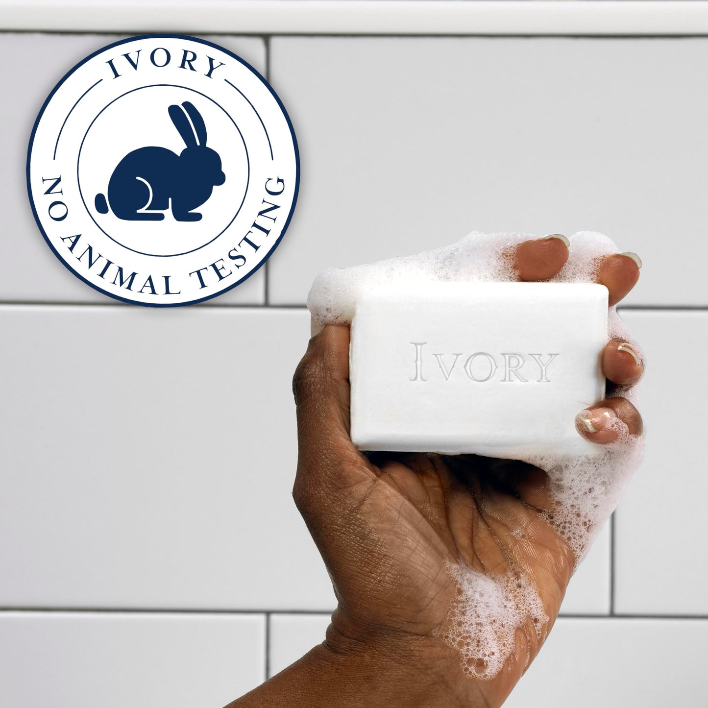 Ivory Gentle Bath Bar Soap, Designed for Whole Family, 99.44% Pure Formula, Plant-Based Cleansers, Made Without Heavy Perfumes, Parabens or