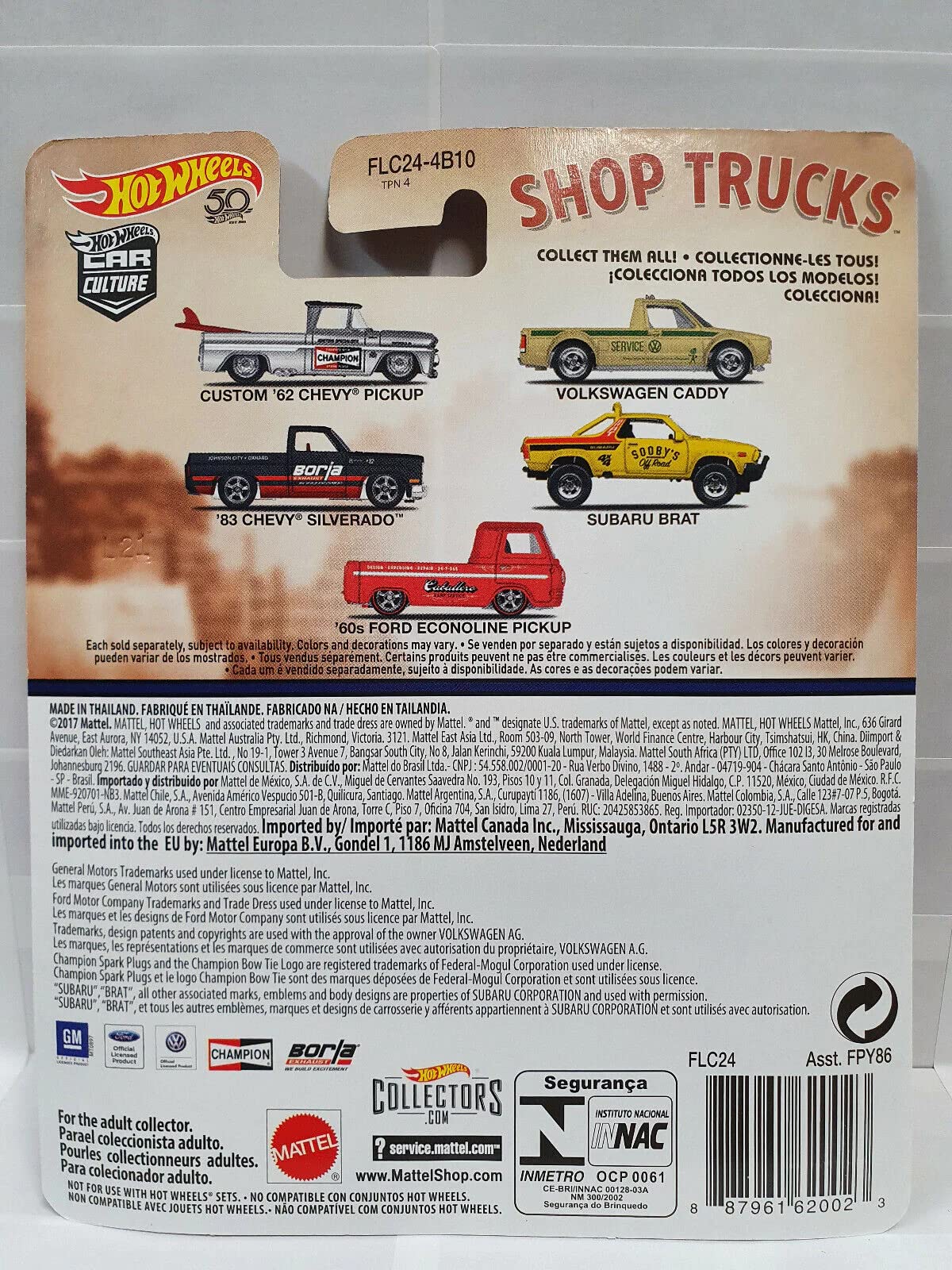 Hot Wheels 60's Ford Econoline Pick Up Vehicle