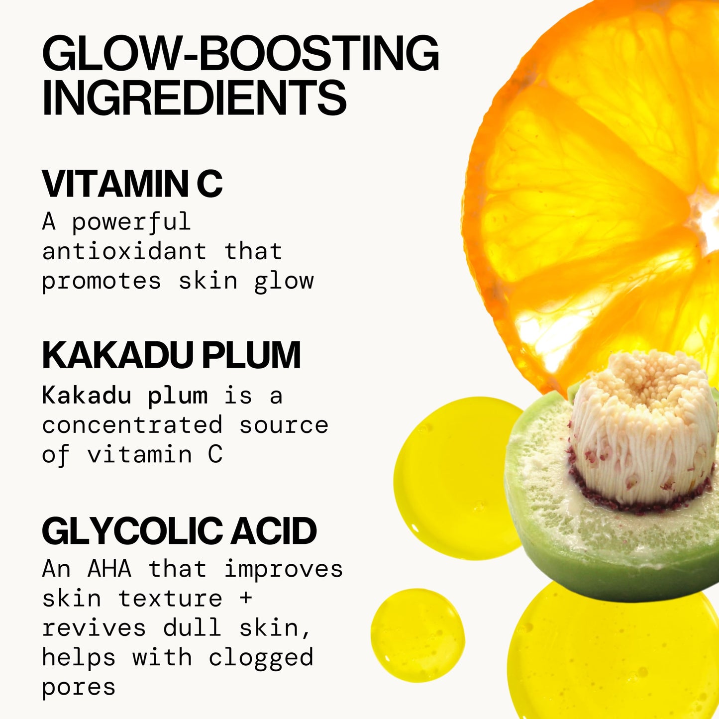 Pacifica Glow Baby Brightening Body Wash - Vitamin C & AHA Exfoliating Body Wash for Glowing Skin, Moisturizing Daily Shower Gel for Dull Dry Skin