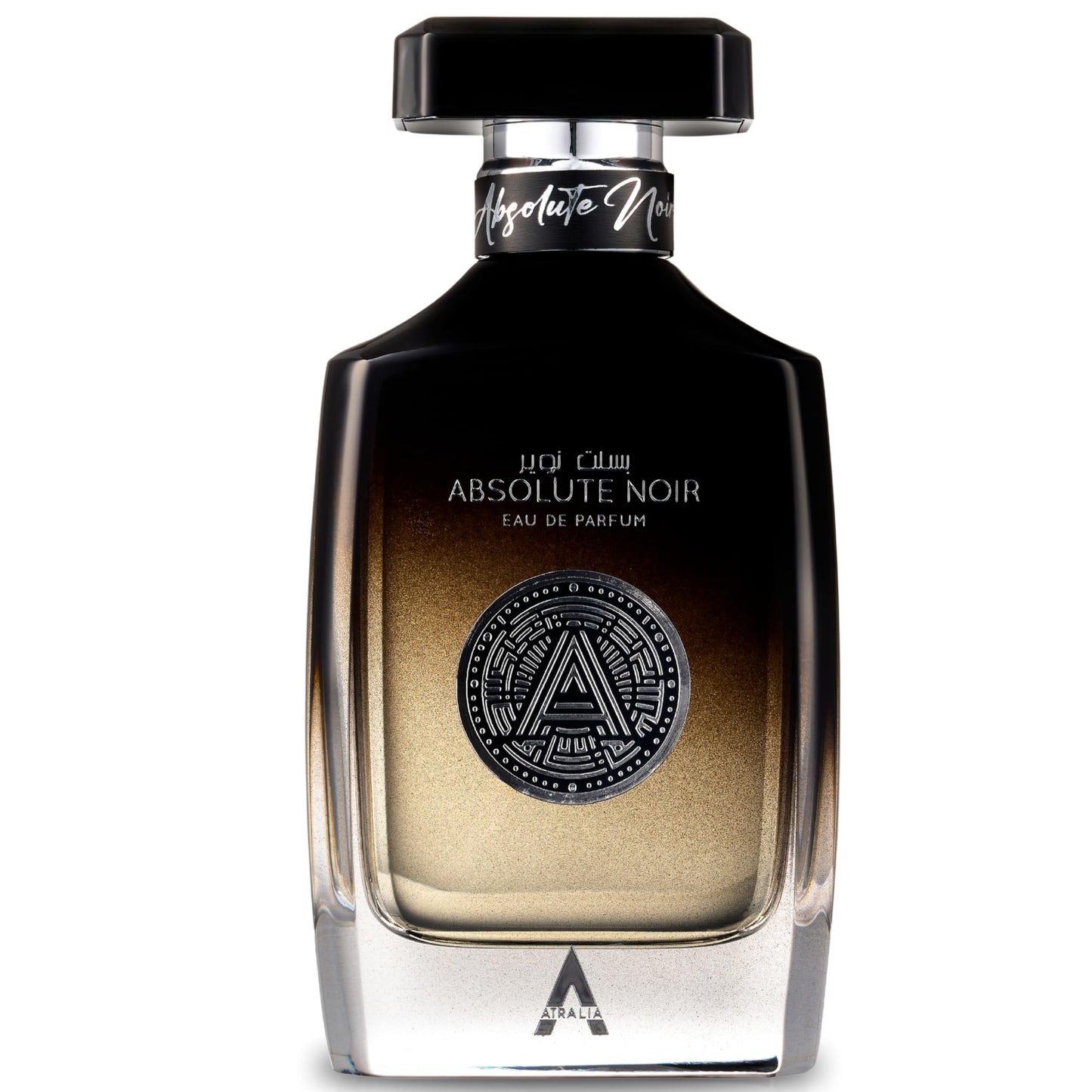 Atralia Absolute Noir Eau De Parfum for Men 100Ml 3.4Oz - Luxurious and Long Lasting Fragrances with Top Notes of Bergamot, Lemon, Grapefruit, Pink