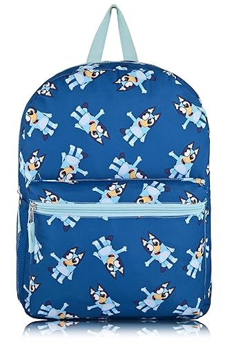 Bluey School Backpack Toddler Backpack for School | 16" Kids Bookbag for Boys, Girls, Unisex | Bluey Boys Bookbag for Kids