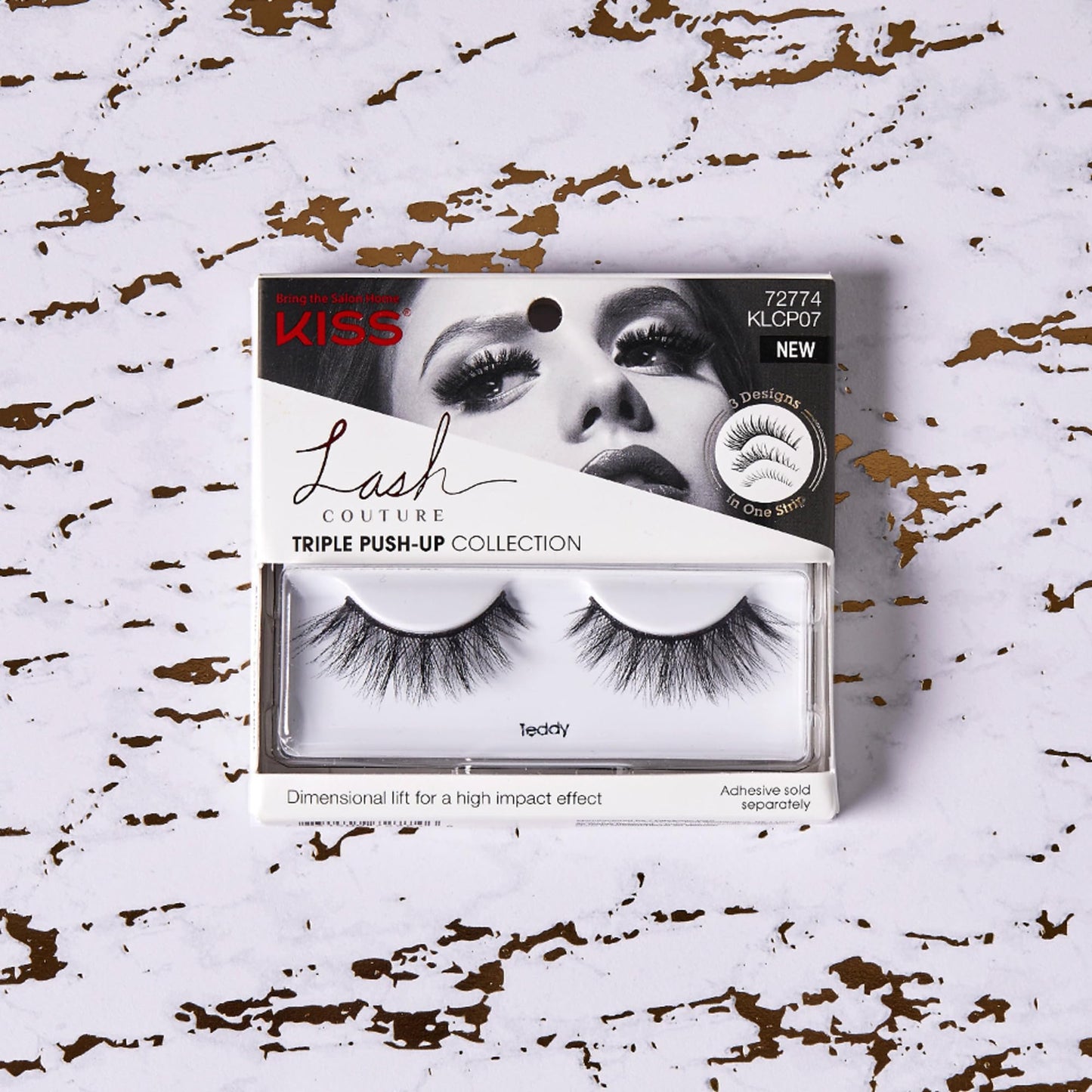Kiss Lash Couture Triple Push- Up Teddy (Pack of 3)