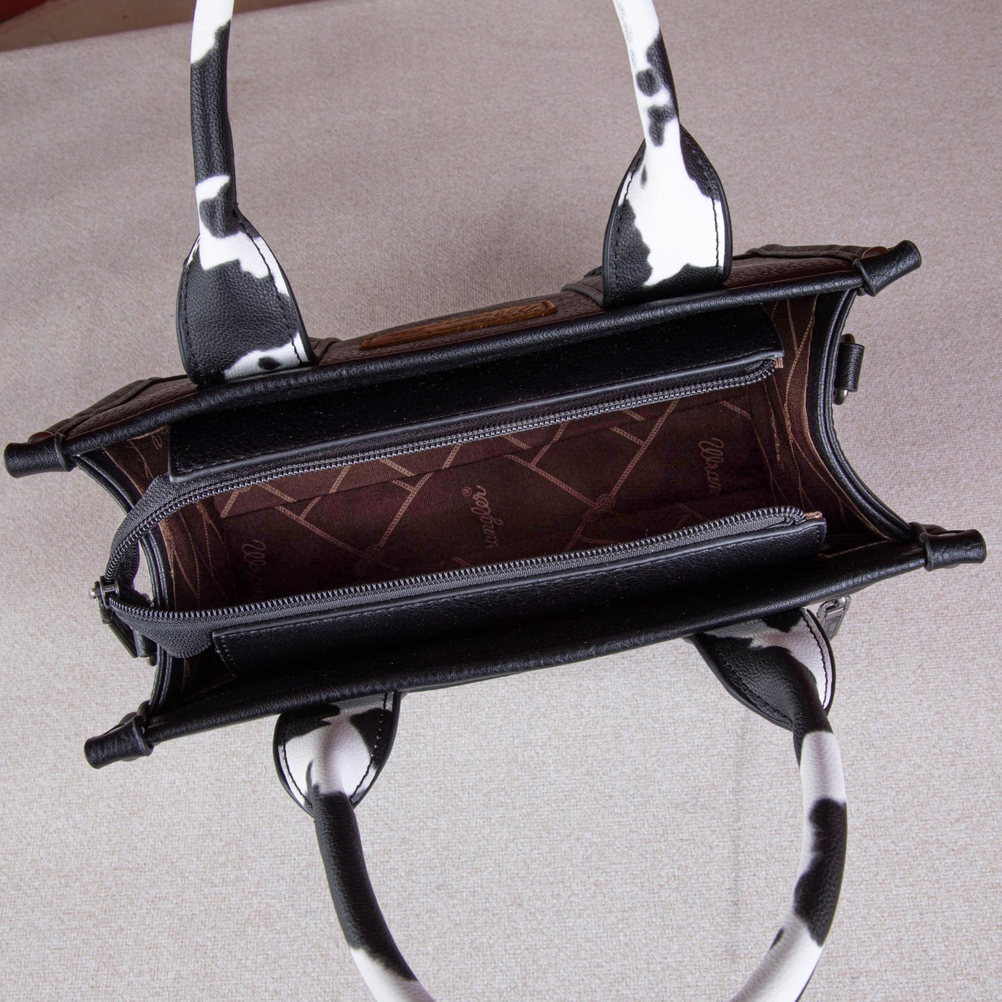 × Wrangler Tote Handbag for Women Top Handle with Detachable Crossbody Strap WG102-8120SBK