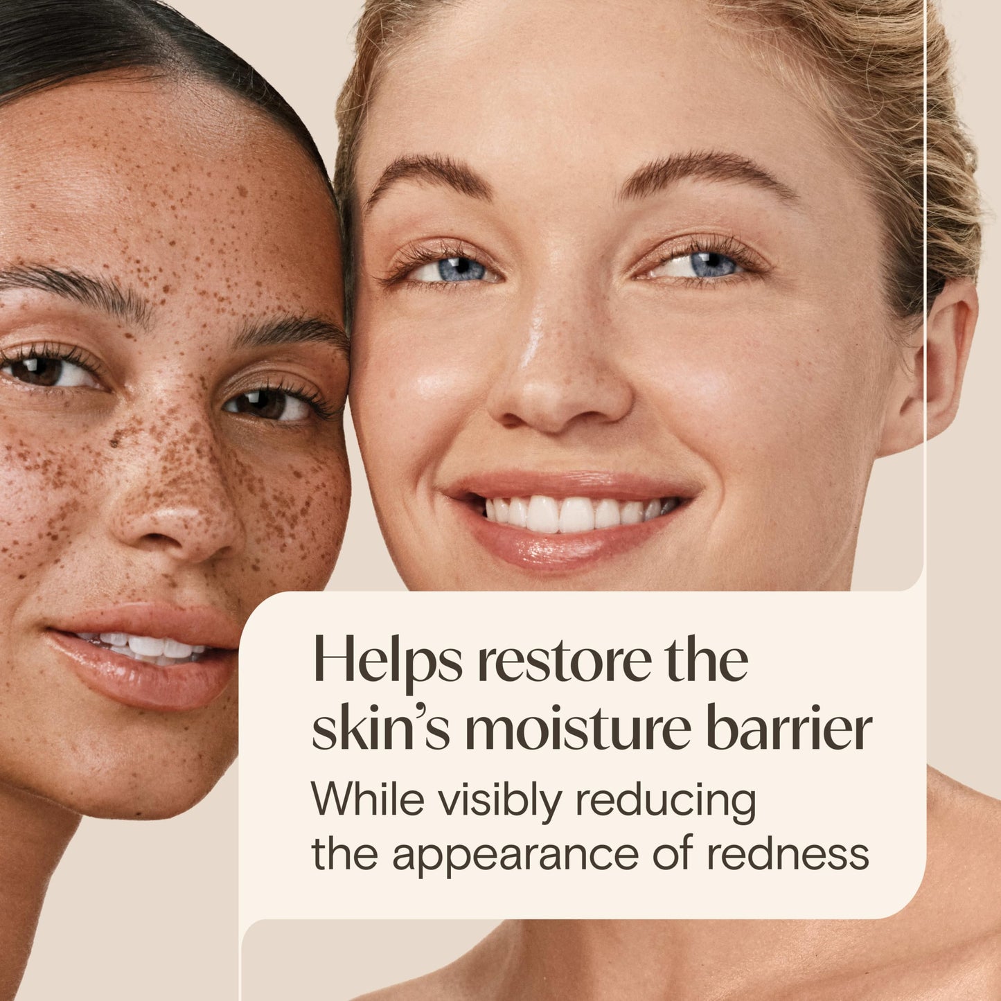 Aveeno Calm + Restore Redness Relief Moisturizing Face Cream, Non-Comedogenic Facial Moisturizer with Ceramide & Vitamin B5, Hydrating for Dry