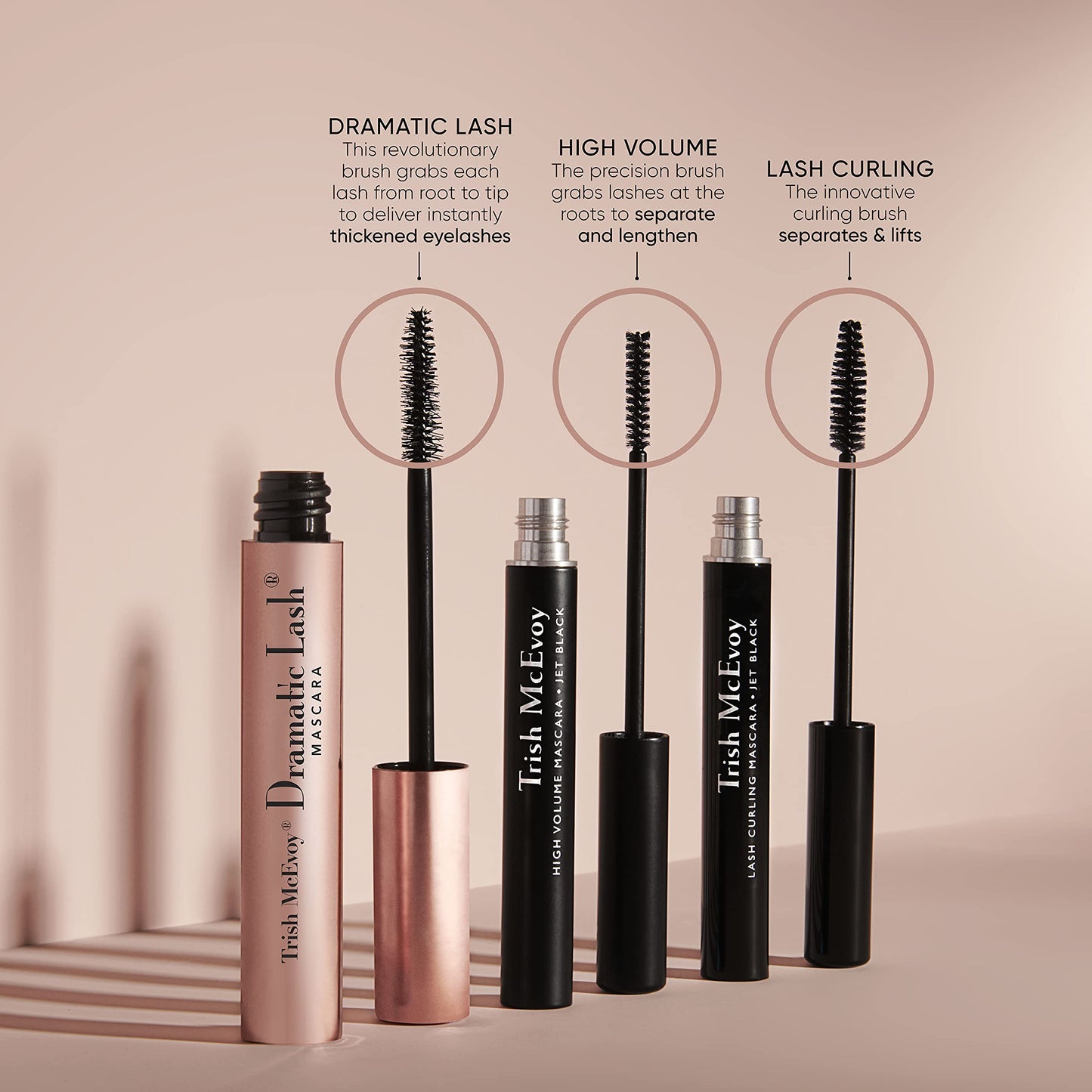 Trish McEvoy Lash Curling Mascara, Jet Black, .18 oz/5 g
