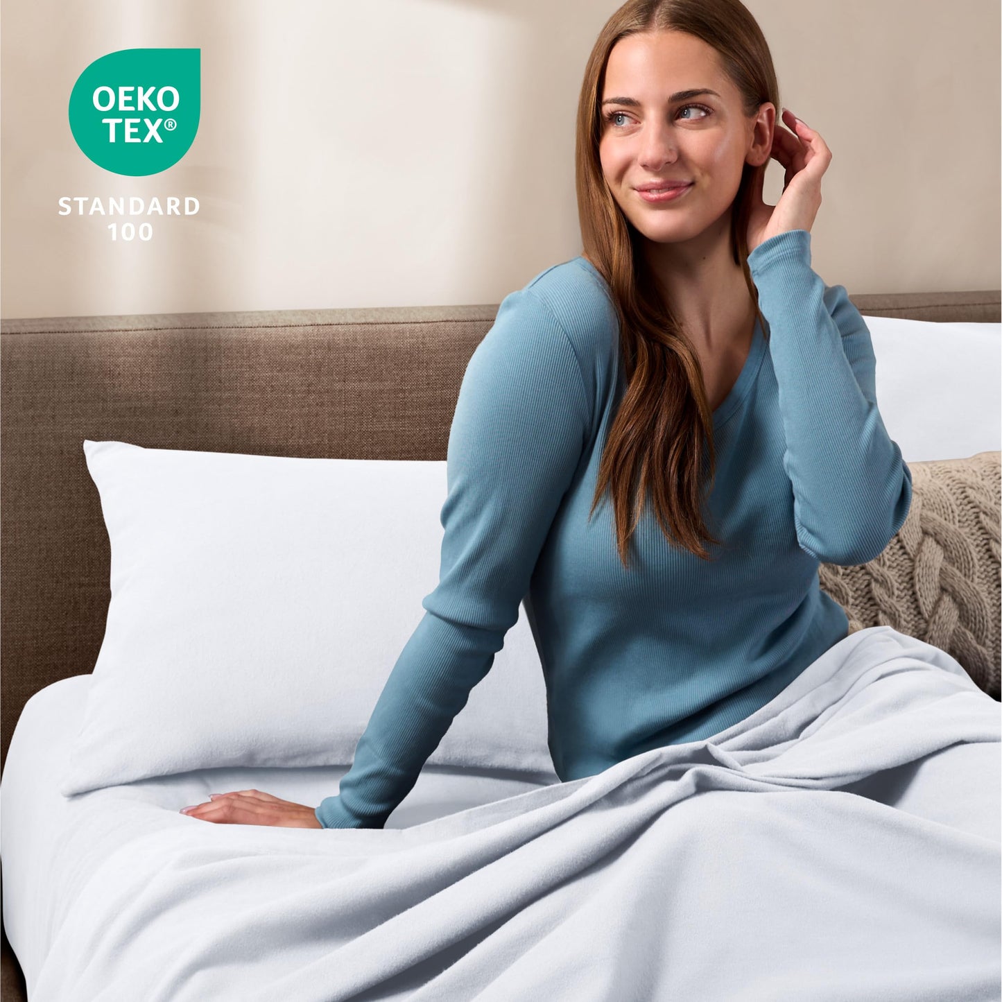 Bare Home Flannel King Pillowcases Set of 2-100% Cotton - Velvety Soft & Cozy - Double Brushed Heavyweight Flannel Pillowcases (King Pillowcase Set of