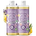 Brittanie’s Pure Castile Liquid Soap Refill, Lavender, 32 Ounce 2 Pack | Dish Soap, Hair & Body, Laundry, Home, Gentle and Pure, Made with Natural