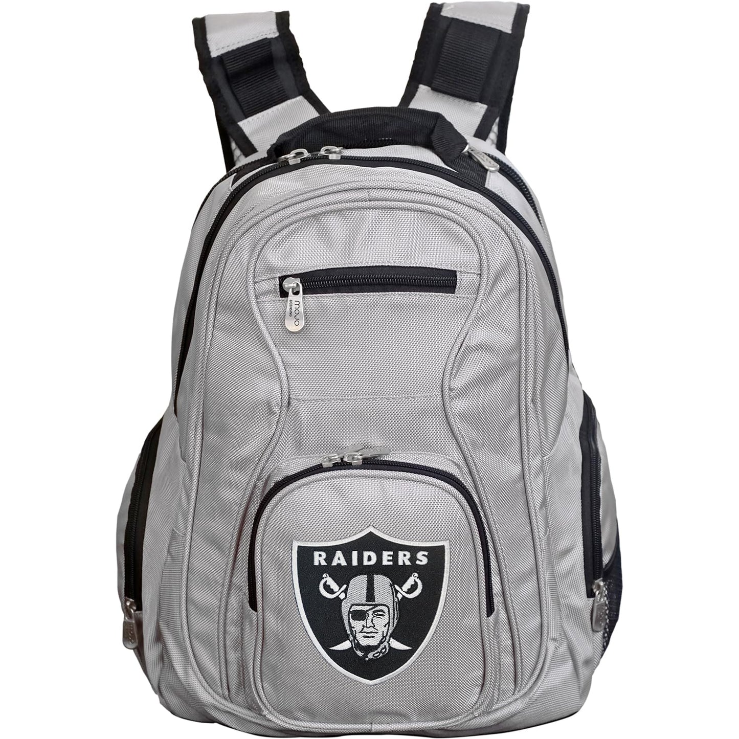 Denco NFL Las Vegas Raiders 19" Premium Laptop Backpack, Gray, Large (NFORL704_Gray)