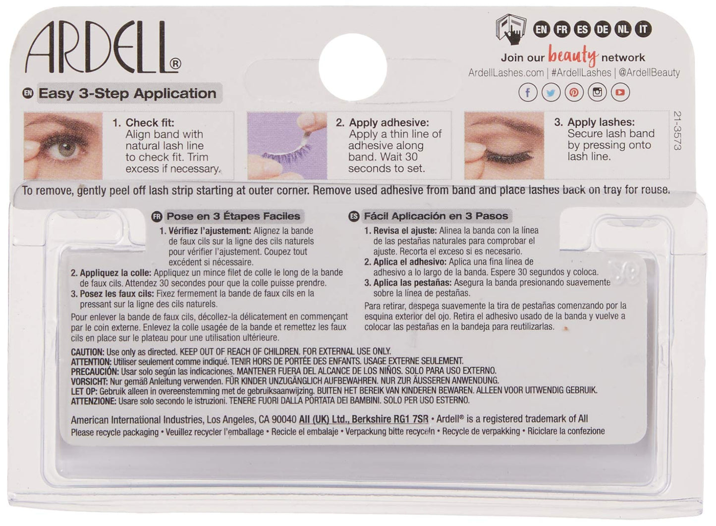 Ardell Fashion Lashes Pair - 112 Lower Lashes Black