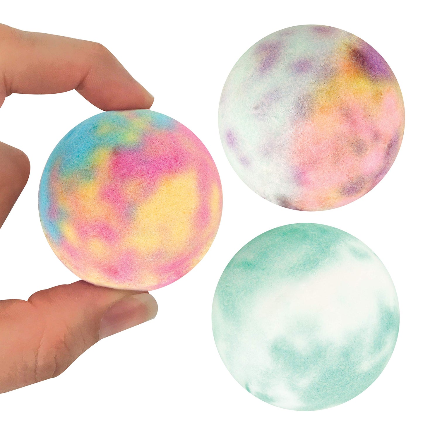 Fashion Angels Fresh Vibes Fizzy & Sweet Bath Bomb Tubes, Assorted Scents, 3 Count (styles will vary)