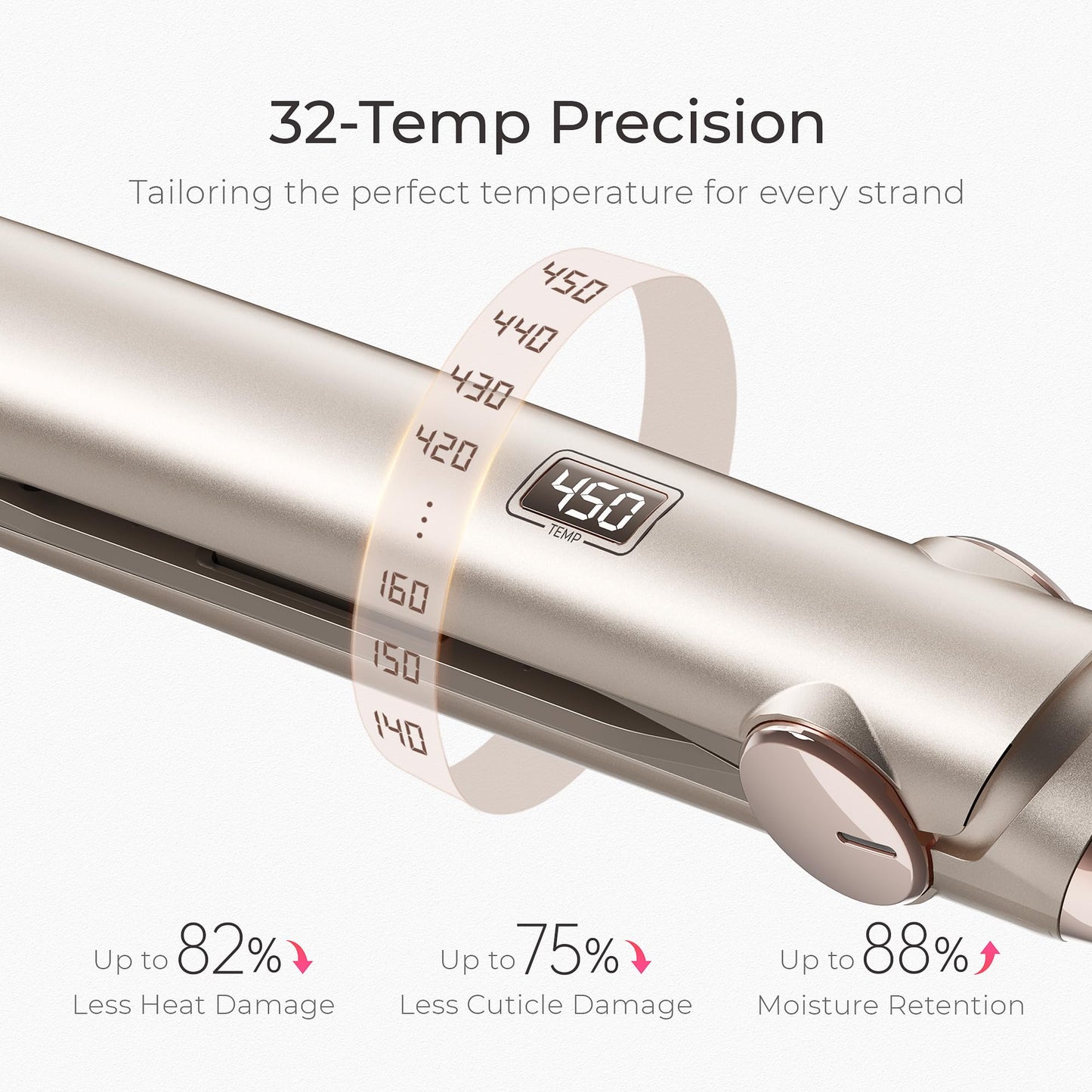 TYMO Flat Iron Hair Straightener - Titanium Hair Straighteners for Women, 1 Inch Professional Travel Flat Iron, Portable Straightener and Curlers Beauty and Personal Care TYMO