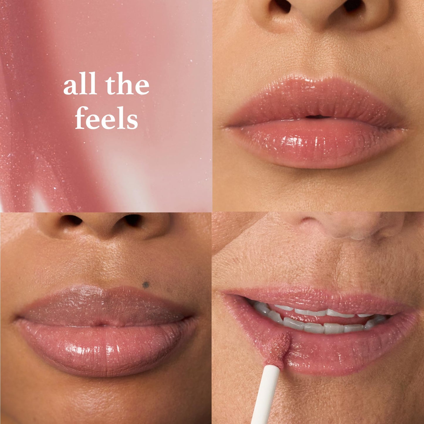 Julep So Plush Hydrating Lip Gloss - High-Shine, Non-Sticky Lip Color - Vitamin E for Soothing & Repair - Cruelty-Free, Moisturizing Gloss - All The