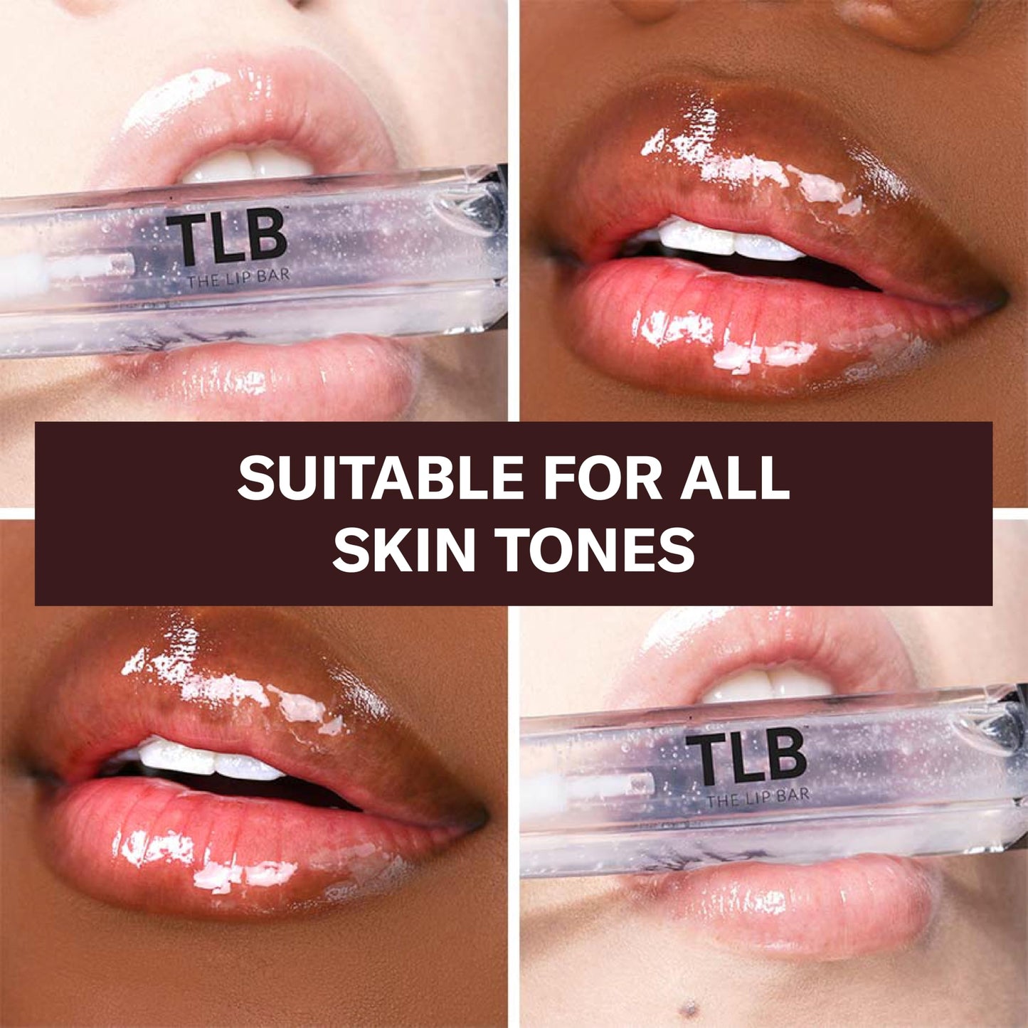 The Lip Bar - Lip Gloss, Minimalist (Clear) - Gloss Up Sheer Finish - Smooth, Not Sticky Formula - Moisturizing Coconut Oil, Olive Oil, Argan Oil &
