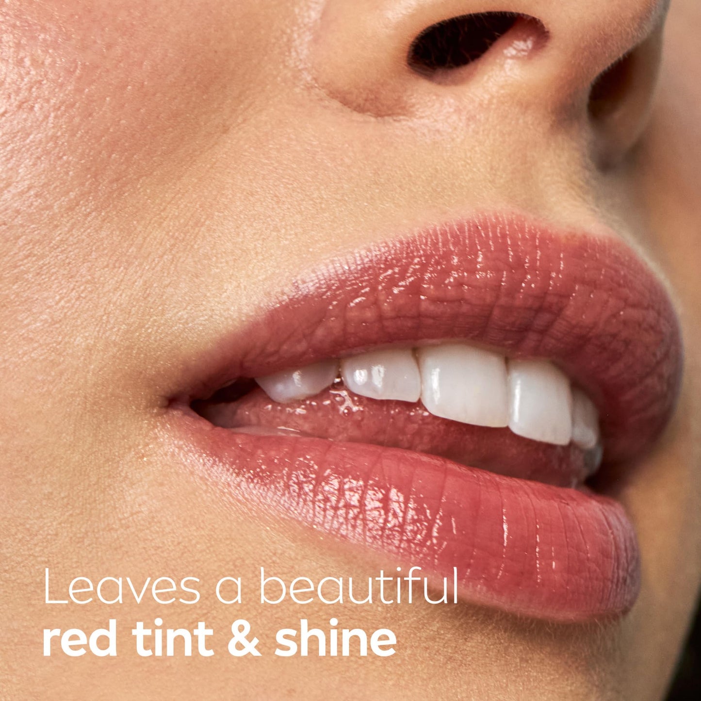 NIVEA Strawberry Lip Care, Red Tinted Lip Balm Pack with Shea Butter, Nourishing Oils and Vitamin C & E, 3-in-1 Moisture, Repair and Color, 0.17 Oz