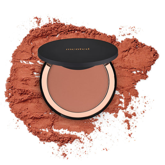 Mented Cosmetics Made in Italy, Cruelty Free Makeup, Vegan, Paraben Free, Shimmer Bronzer, Highlighter Bronzing Powder Palette for Face with Vitamin E