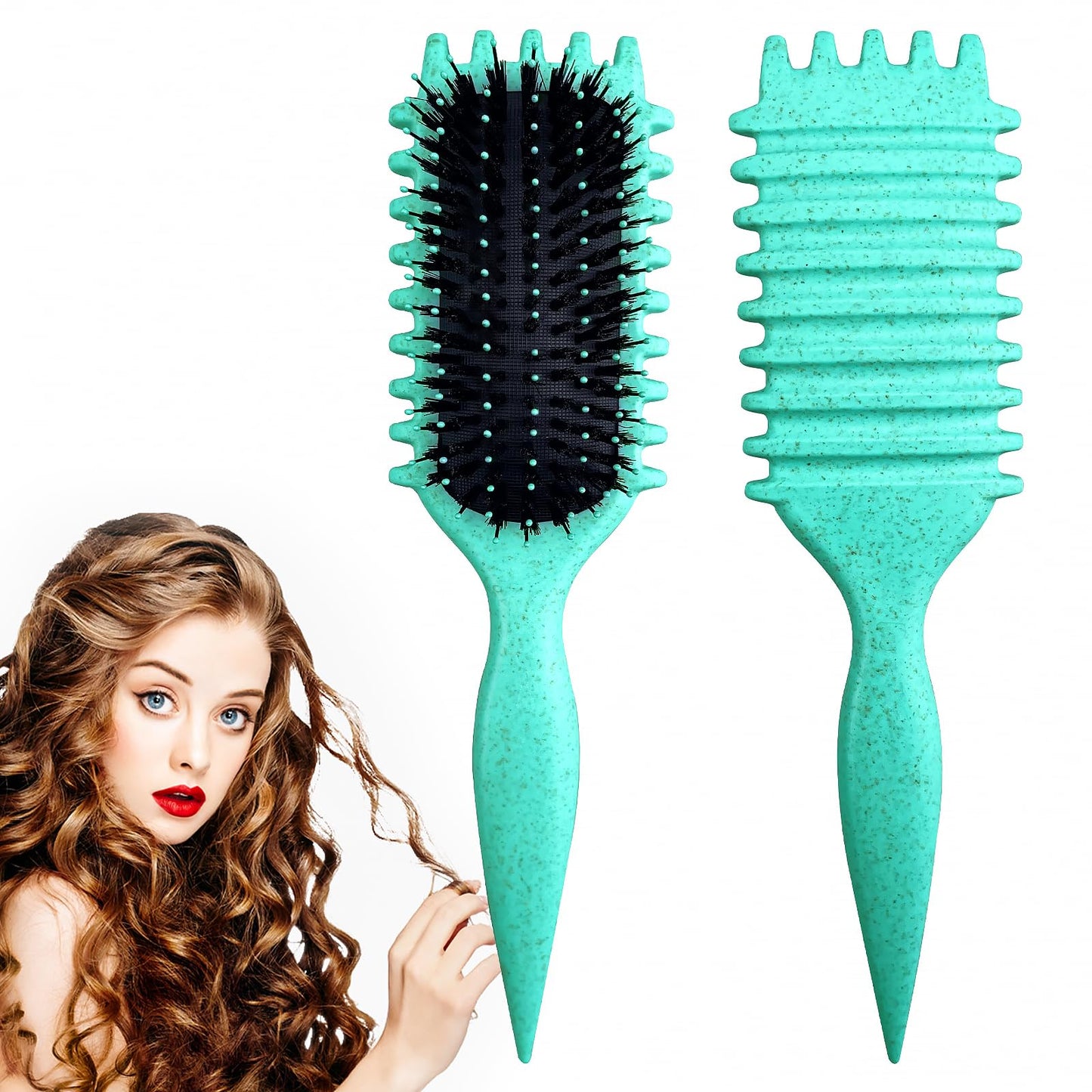 Candy Brush,Curly Hair Brush,Curl Defining Brush,Shaping and Defining Curls for Women Hair Brush for Combing and Shaping,Reduce Pulling and Curl Beauty and Personal Care SMARTBEST Default Title