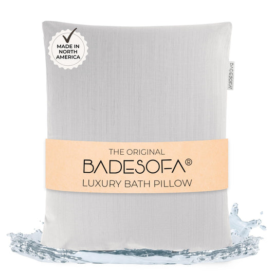 BADESOFA® Luxury Bath Pillow S - Ultra Comfortable & Quick-Drying Bath Back Pillow - Washable Full Body Bath Pillow for Bathtub - Therapeutic Head Beauty and Personal Care BADESOFA