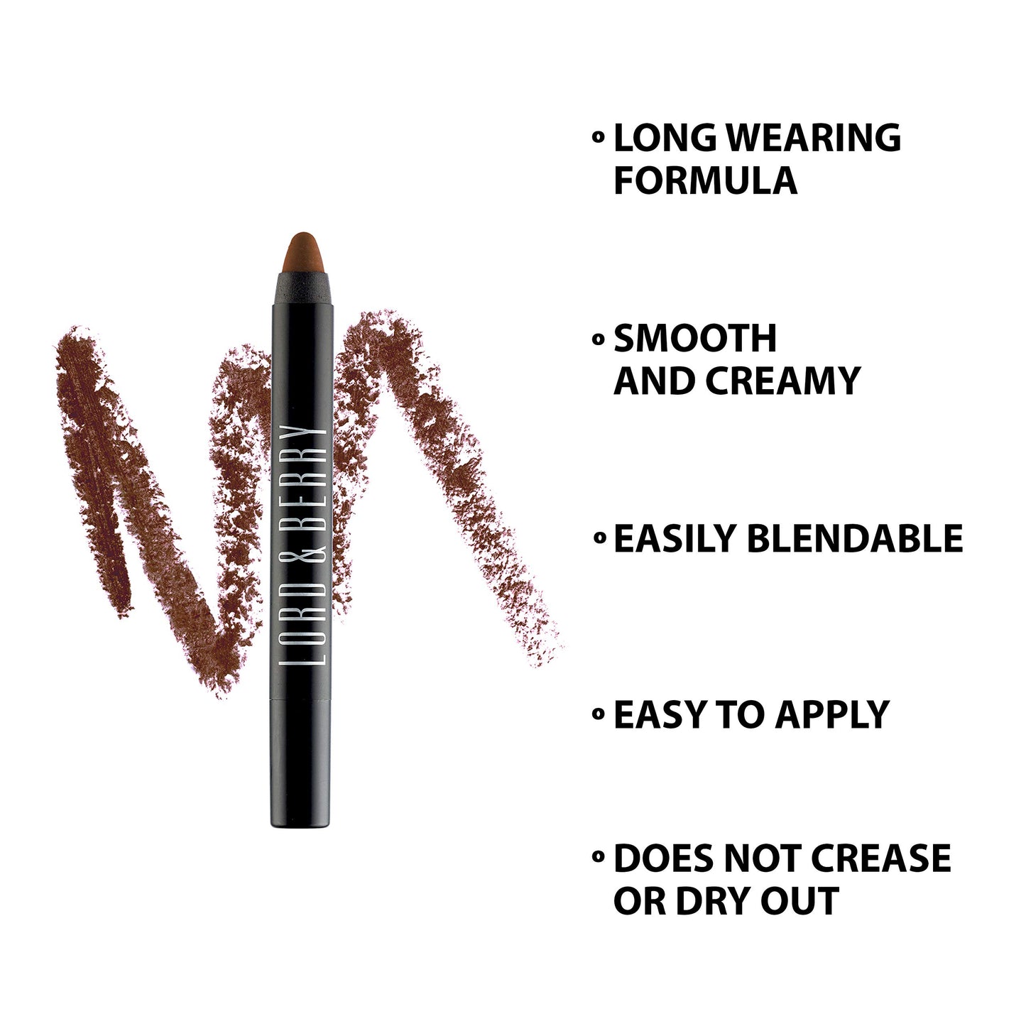 REGLAM Crayon Eye Shadow Stick - Creamy, Blendable, Long-Wearing, Waterproof Eyeshadow Pencil Sticks for Women - Versatile, Easy-to-Use, Intense Color