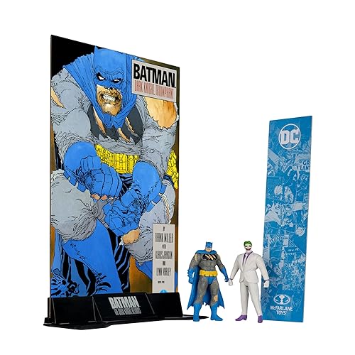 McFarlane Toys - DC Direct Page Punchers 2pk Batman & The Joker 3in Figures with Comic