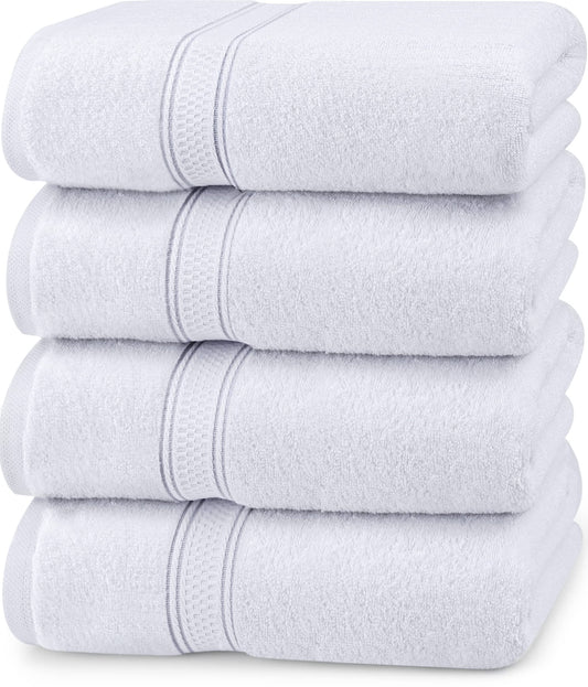 Utopia Towels 16 Pack Premium Bath Towels Set, 27 by 54 Inches, 100% Ring Spun Cotton 600GSM, Lightweight and Highly Absorbent Quick Drying Towels…