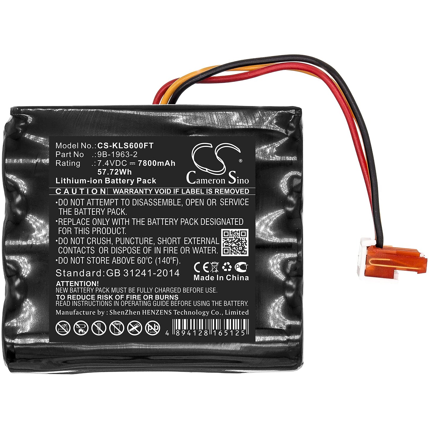 Cameron Sino Replacement for Ko'ehler Ligh'thawk 600 Lu'mens Lig'hthawk G'en II LED Battery 7800mAh/7.4V Beauty and Personal Care Cameron Sino