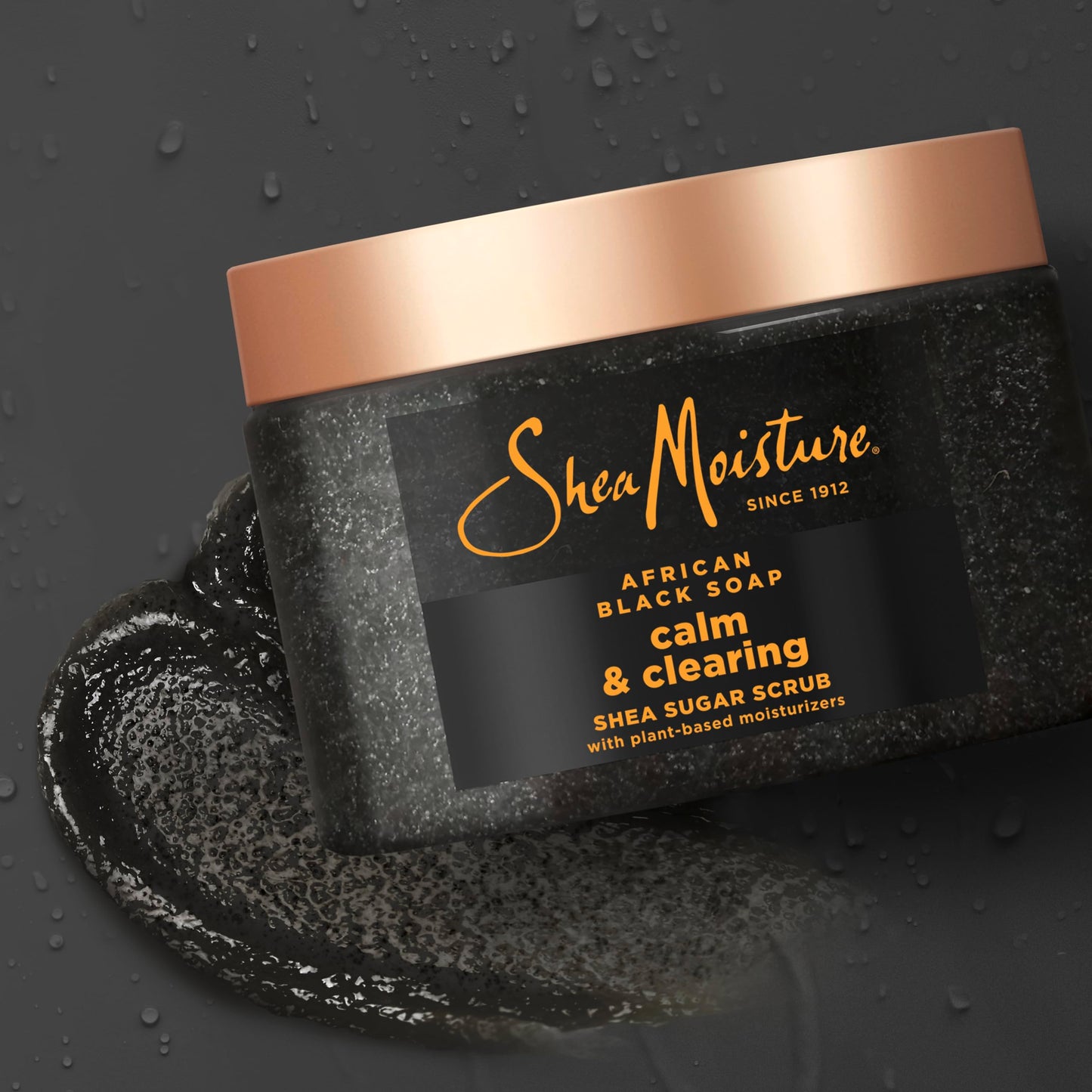 SheaMoisture Sugar Body Scrub African Black Soap for healthy, glowing skin African black soap with 24h shea moisture nutrients 12 oz Beauty & Personal Care Shea Moisture