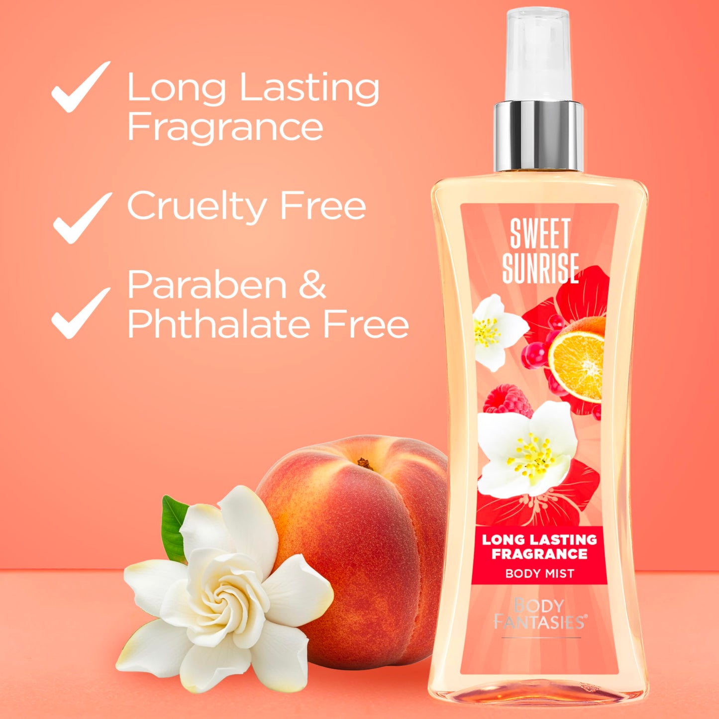 Body Fantasies Signature Fragrance Body Spray, Sweet Sunrise Fantasy, 8 Fluid Ounce