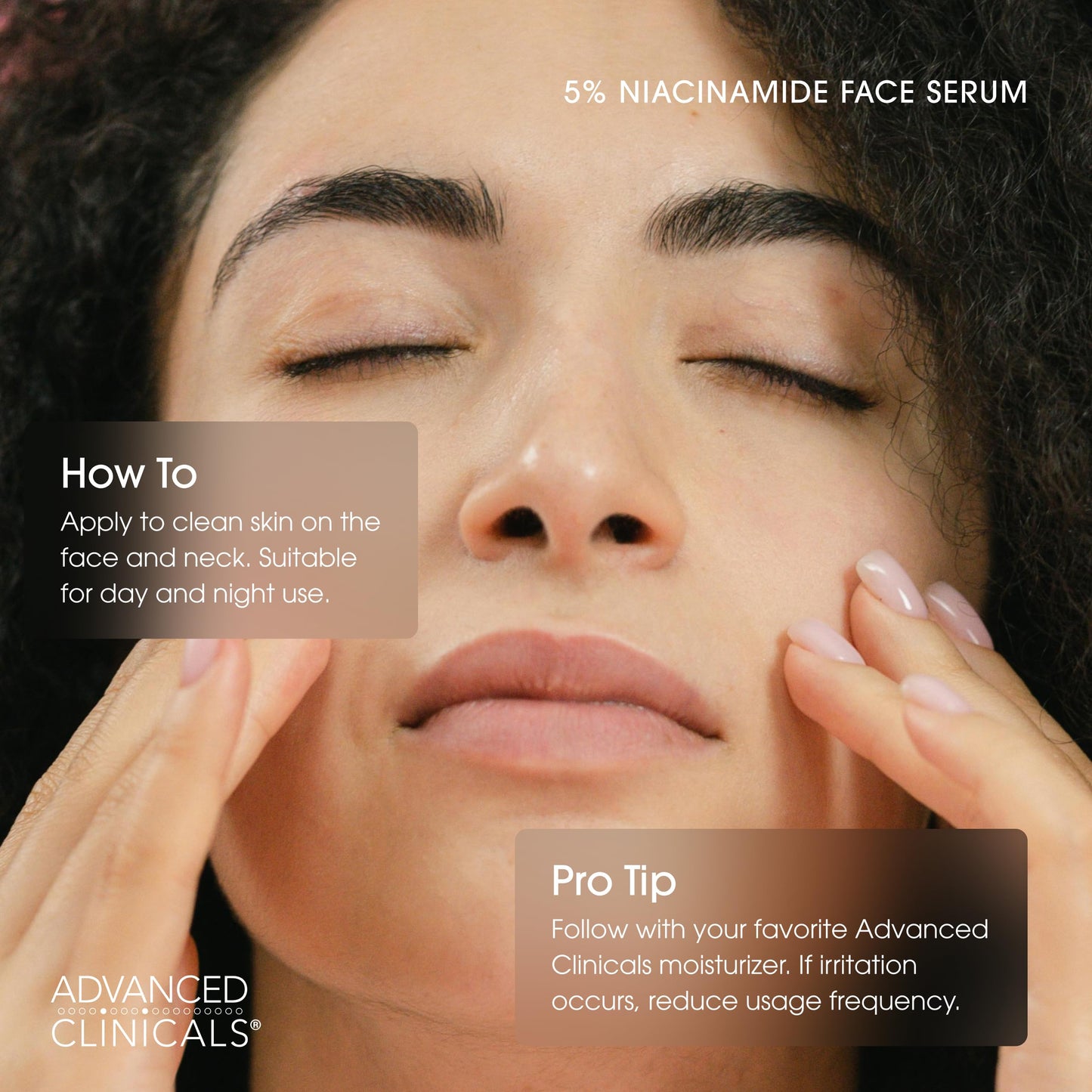 Advanced Clinicals Niacinamide Serum | 5% Niacinamide Serum For Face With Hyaluronic Acid, Ferulic Acid, Aloe Vera, & Fruit Extracts Helps Improve