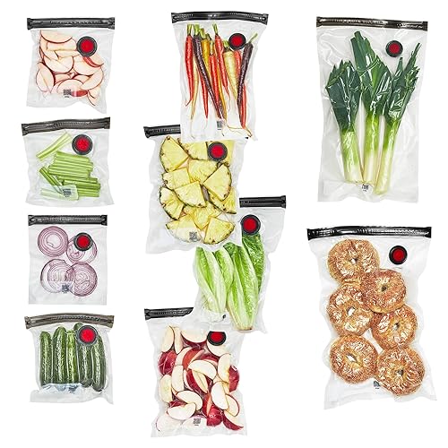 ZWILLING Fresh & Save 10-pc Vacuum Sealer Bags, Sous Vide Bags, Meal Prep - Assorted Sizes