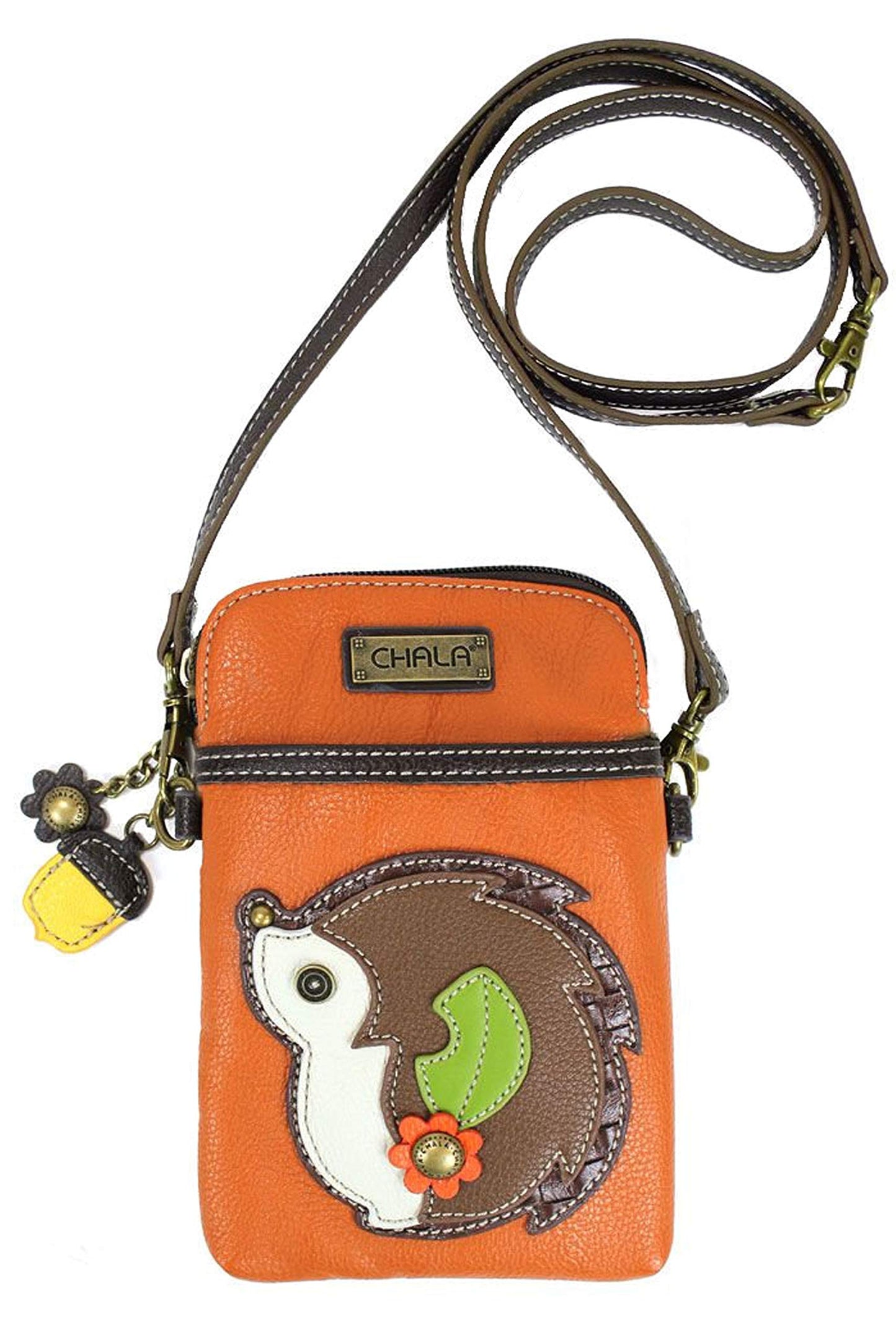 Chala Hedgehog Cellphone Crossbody Handbag - Convertible Strap