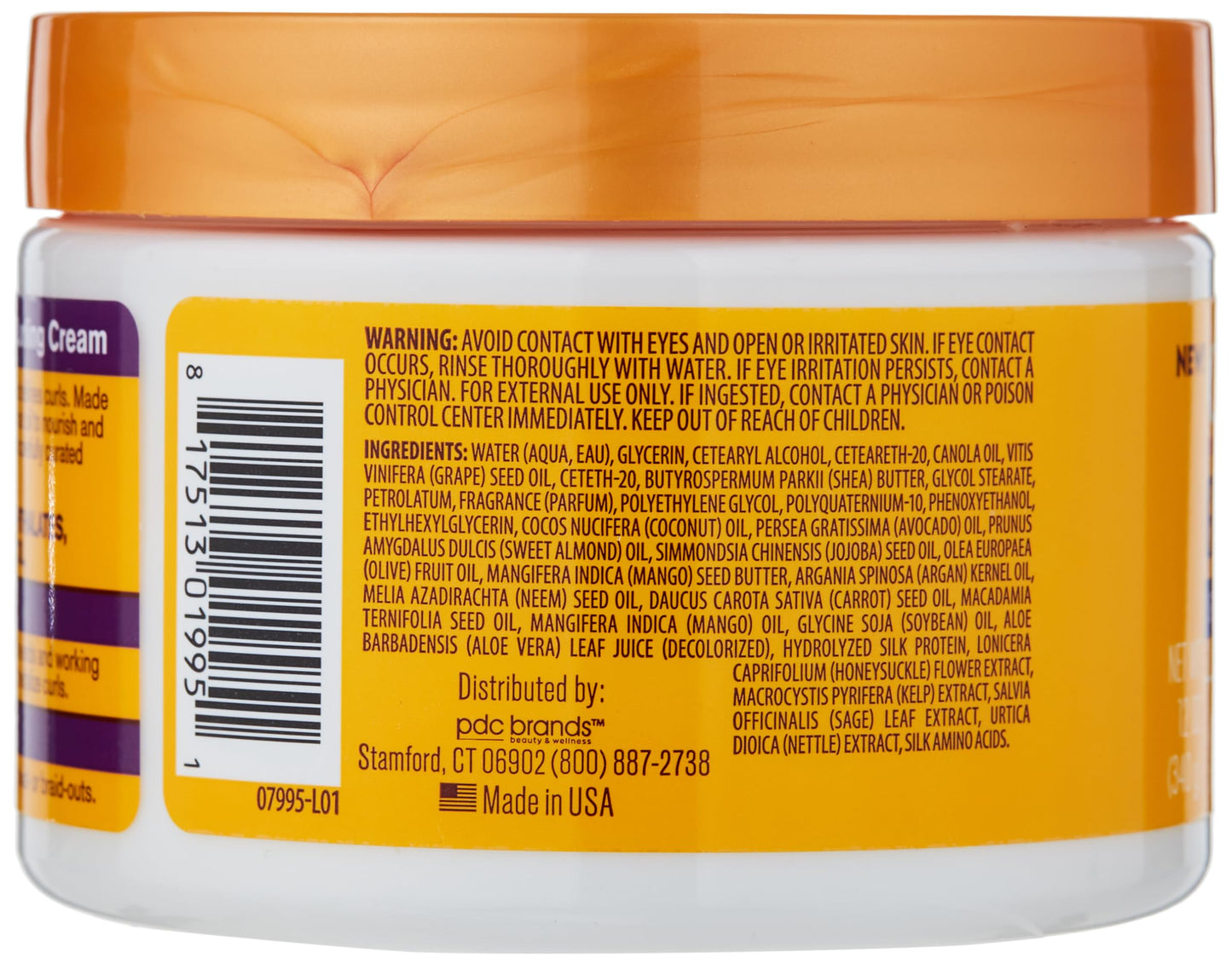 Cantu Grapeseed Strengthening Curl Cream, 12 oz