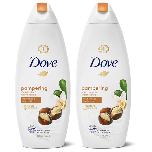Dove Pampering Body Wash Nourishes & Feeds Skin Shea Butter with Warm Vanilla Effectively Washes Away Bacteria While Nourishing Your Skin 22 oz 2