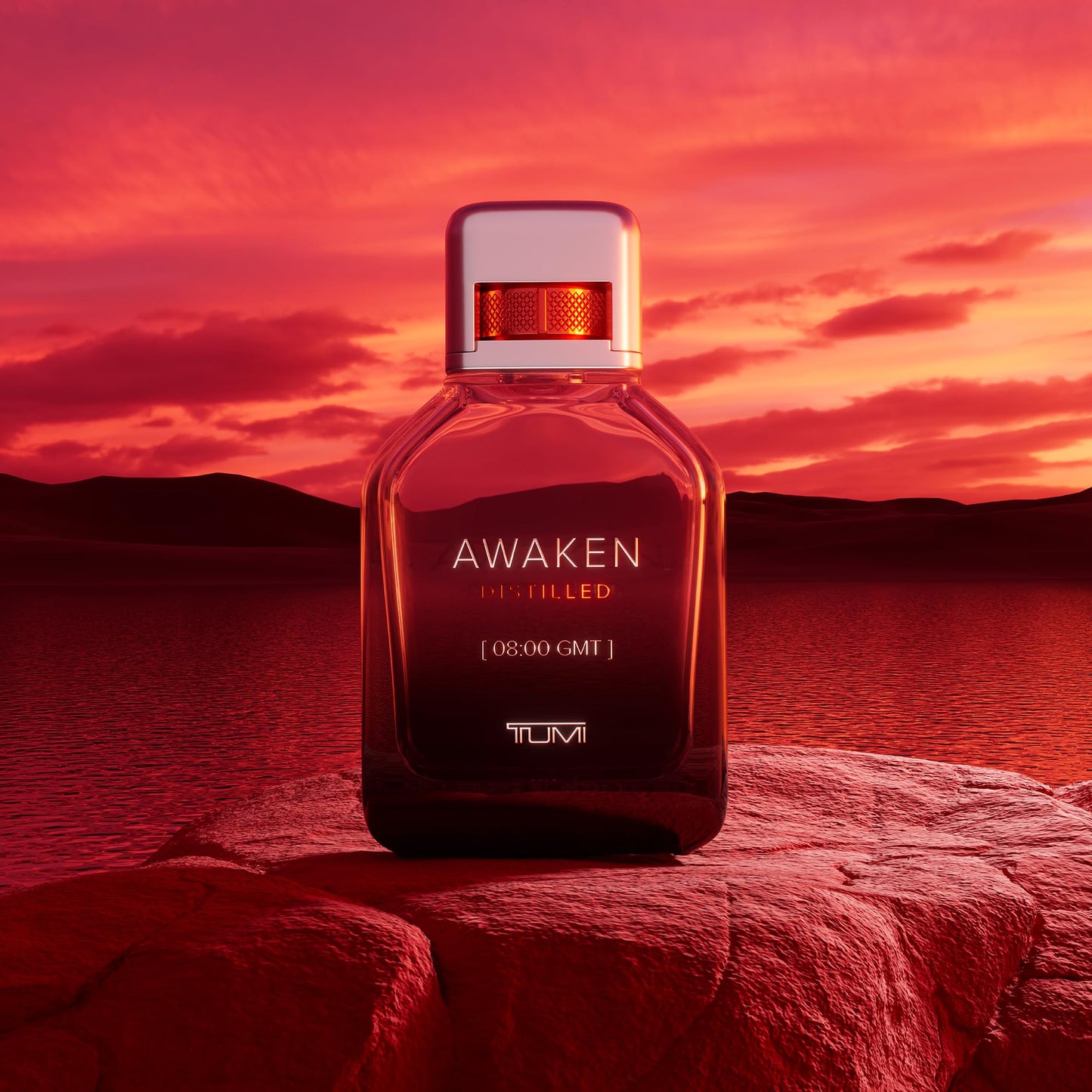 TUMI AWAKEN DISTILLED [08:00 GMT] - Extrait De Parfum Fragrance for Men - Stimulating Cologne with Woody Notes - 3.4 oz
