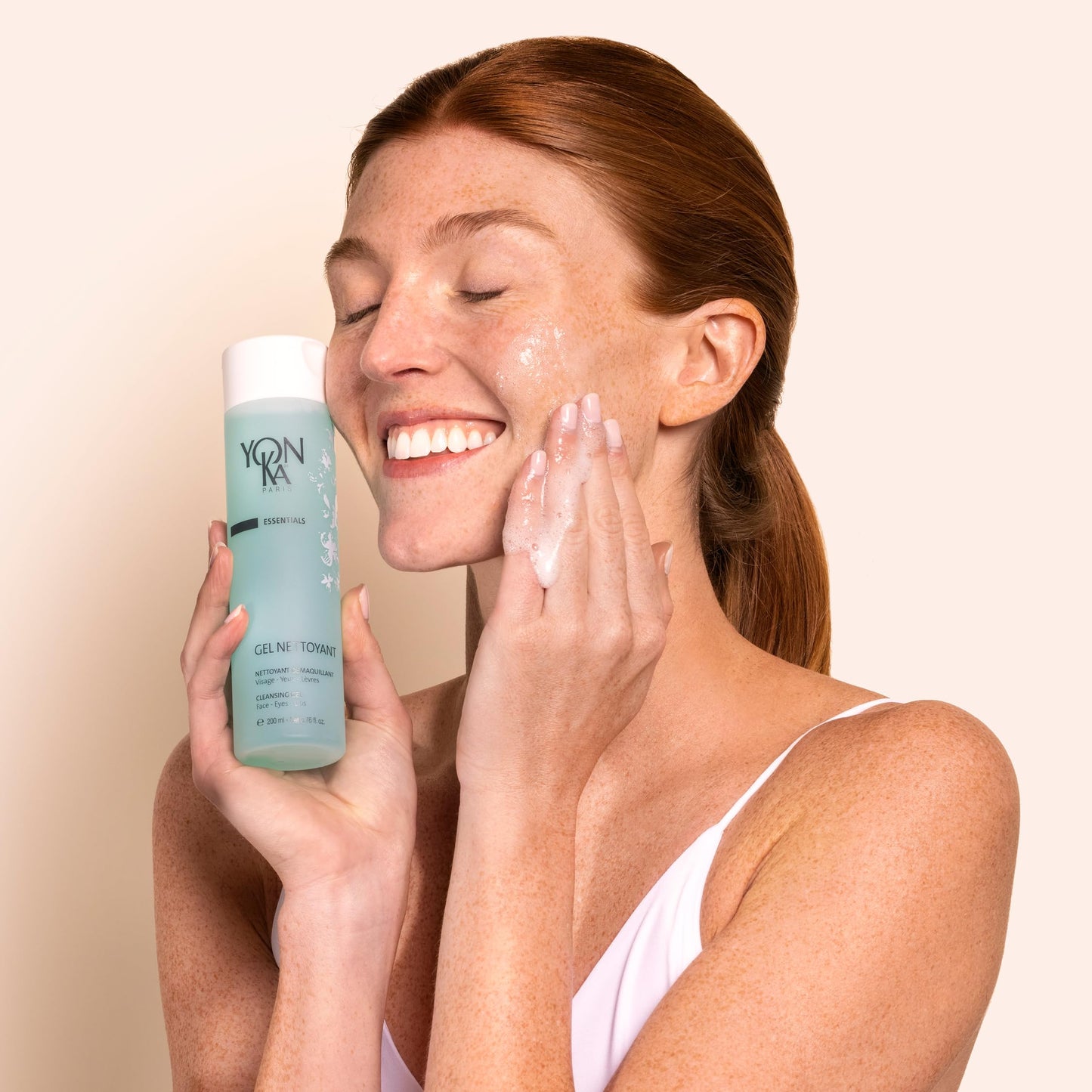 Yon-Ka Gel Cleanser | Gentle Foaming Face Wash & Makeup Remover | Cleanses Pores and Balances Skins pH with Red Algae & Amino Acids | For Acne Prone