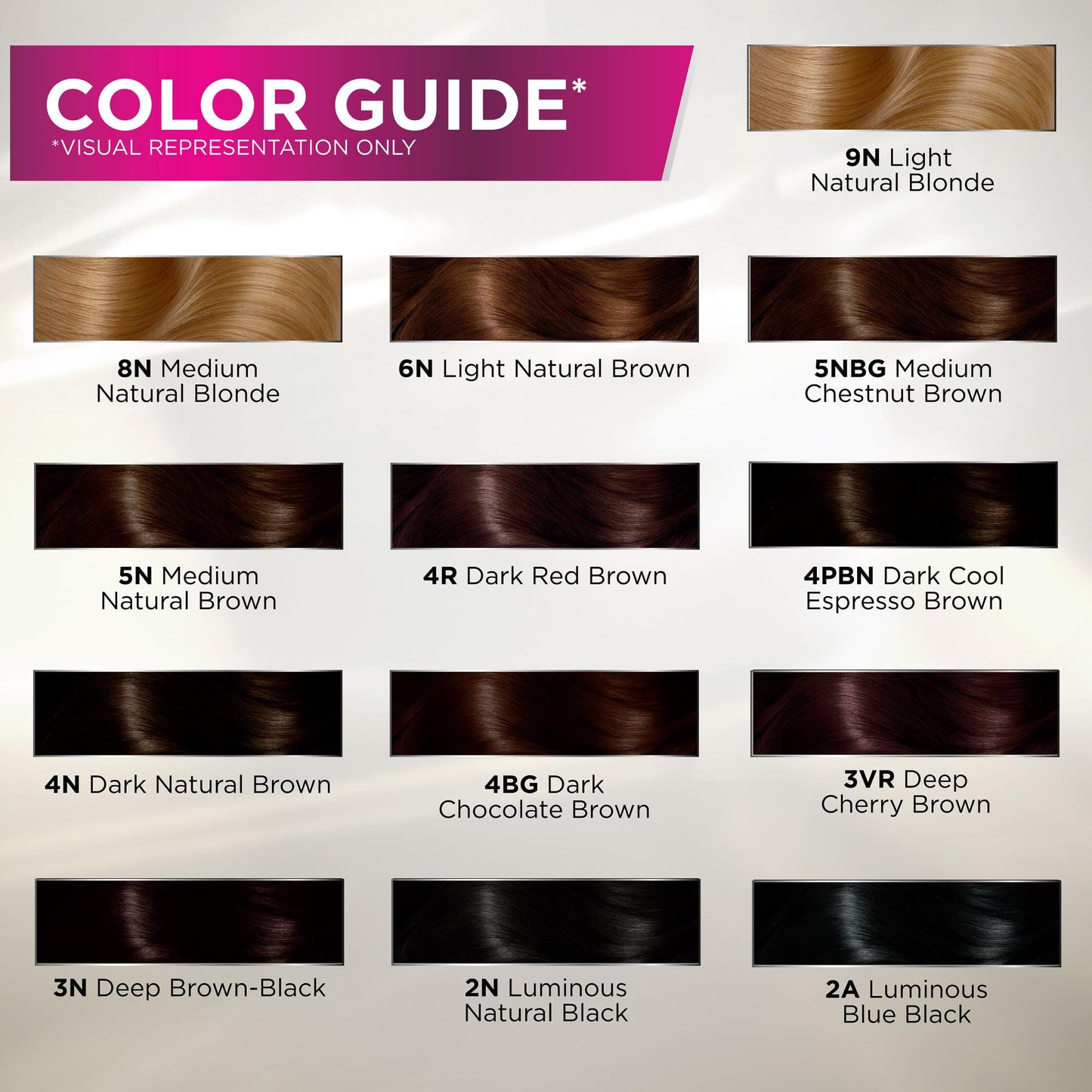 John Frieda Precision Foam Colour, Light Natural Brown 6N, Full-coverage Hair Color Kit, Anti-Fade Gray Coverage, Deep Color Saturation Hair Dye, Pack