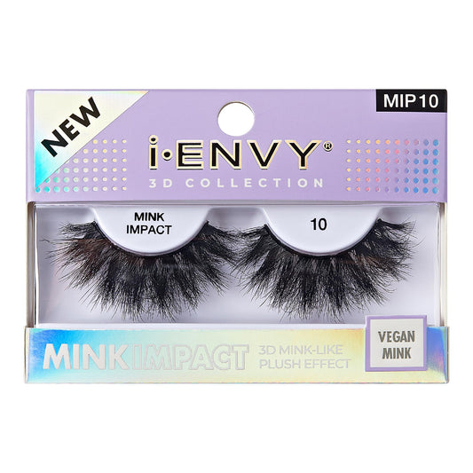 i-Envy False Lashes 3D Mink-Like Plush Impact Natural to Dramatic Vegan Eyelashes (10)