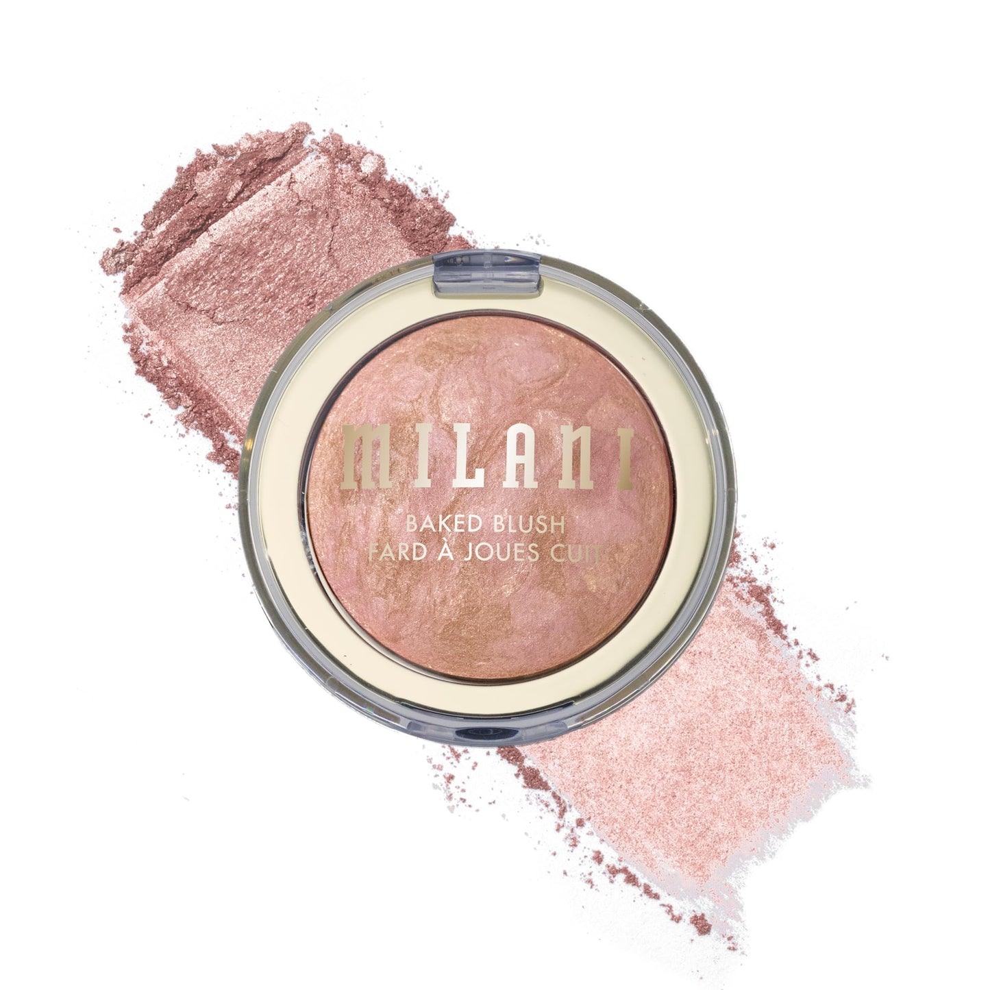 Milani Baked Blush, Updated Powder Blush for Cheeks, Cruelty Free Makeup - Shape, Contour & Highlight Face for a Shimmery or Matte Finish - Berry