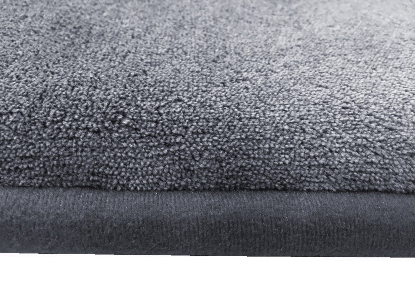 48''x30'' MicroPlush Fleece Gray Comfort Luxurious Memory Foam Waterproof Anti Slip Mat Pad Rug for Home, Kitchen, Bathroom, Bedroom, Pets, Activities
