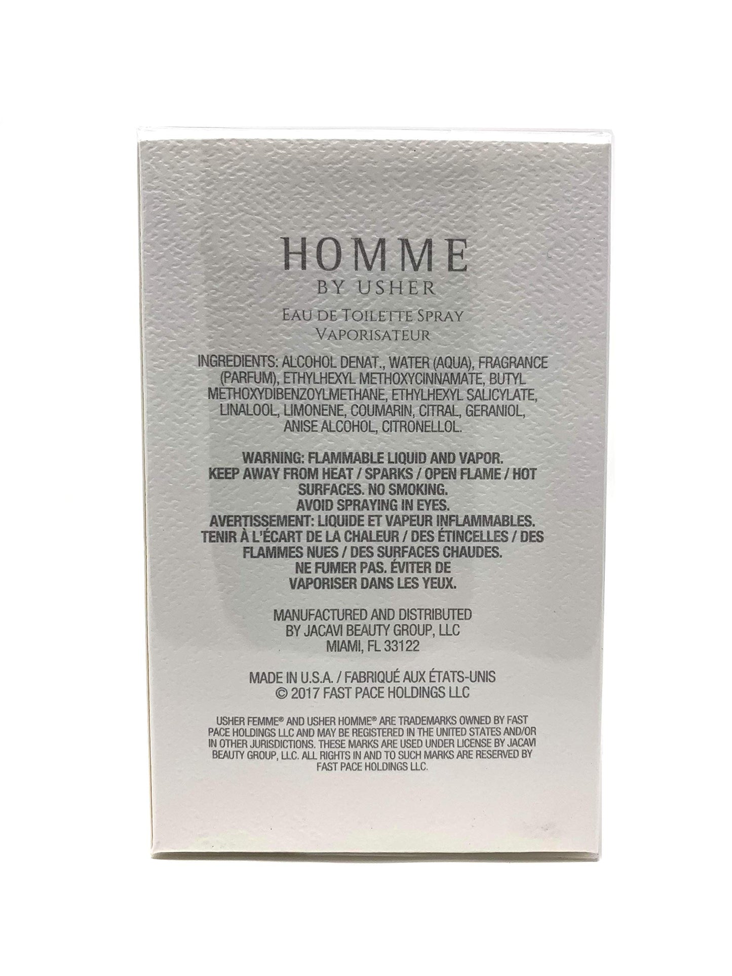 Usher Homme Men EDT Spray 3.4 oz