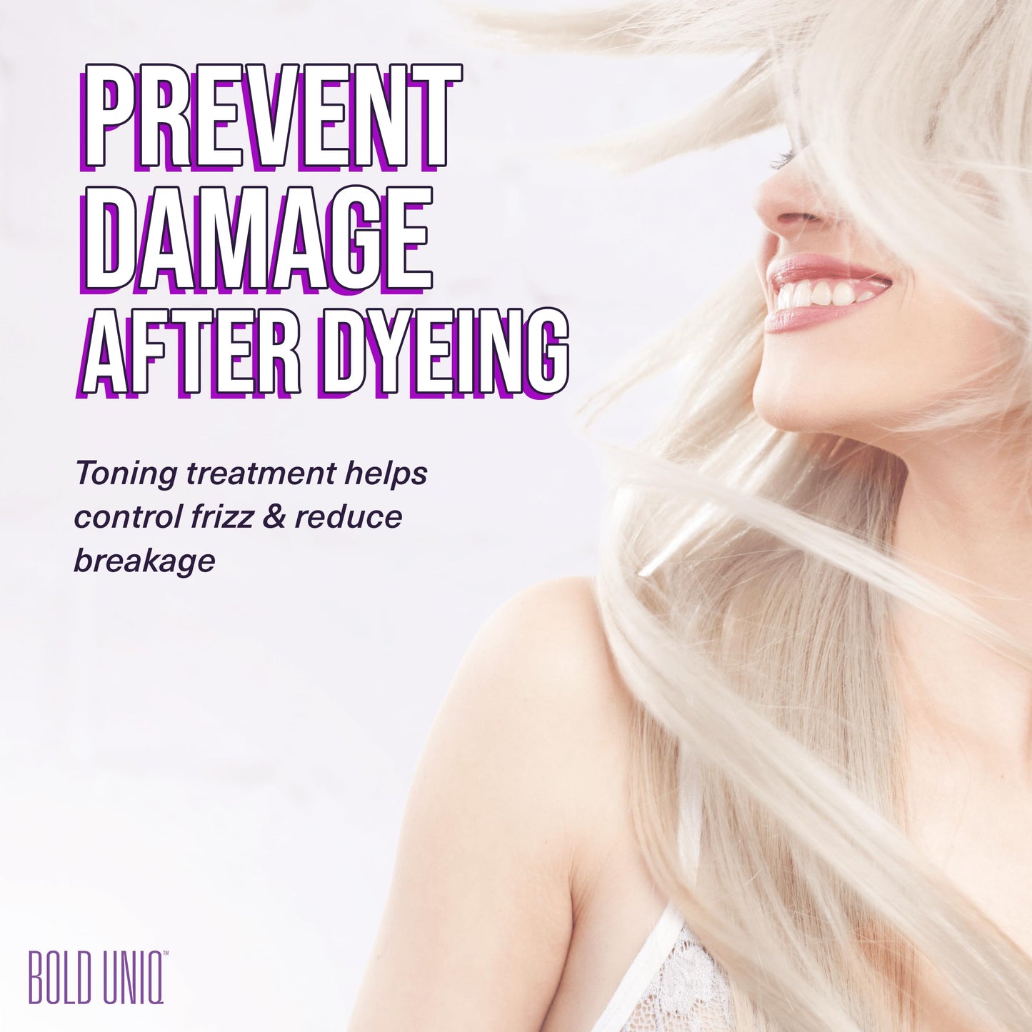 Bold Uniq Purple Hair Mask - Toner For Blonde, Platinum, Bleached, Silver, Gray, Ash & Brassy Hair - Remove Yellow Tones & Condition Dry, Damaged Hair Beauty and Personal Care BOLD UNIQ