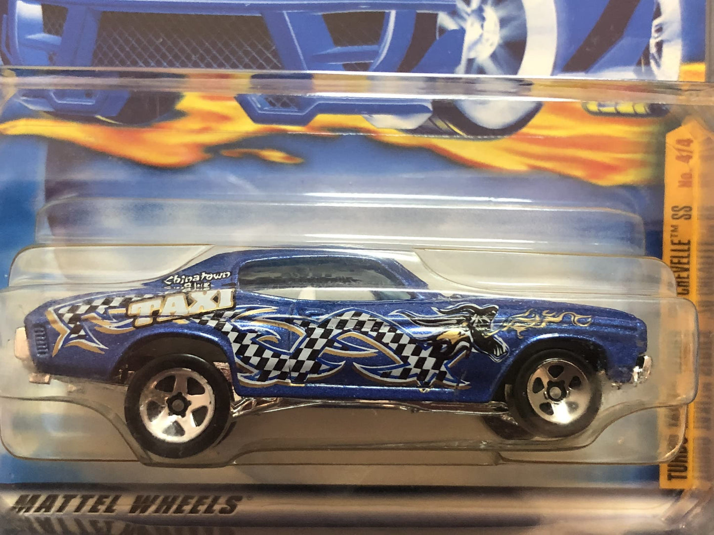 Hot Wheels 2001-056 Turbo Taxi Series '70 Chevelle Ss 4 /4 1:64 Scale