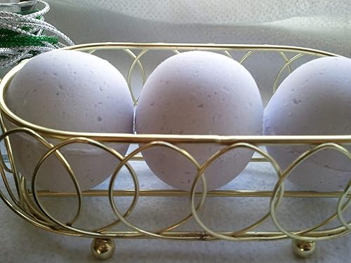 Spa Pure Lavender&Chamomile Bath Bombs: 3 Luxury Bath Bomb Fizzies, 5 oz Large, Natural, Handmade in The USA with Shea, Mango & Cocoa Butter, Ultra…