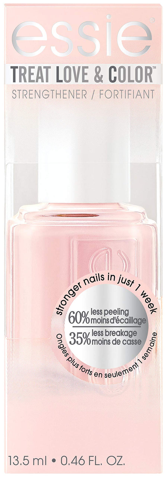 essie treat love & color strengthener for normal to dry/brittle nails pinked to perfection 0.46 fluid ounces
