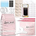 Lyon Lash Eyelash Extension Supplies 4x100 Packs - 100 Pairs Under Eye Gel Pads | 100 Disposable Mascara Brushes Wands | 100 Micro Applicators Brush |