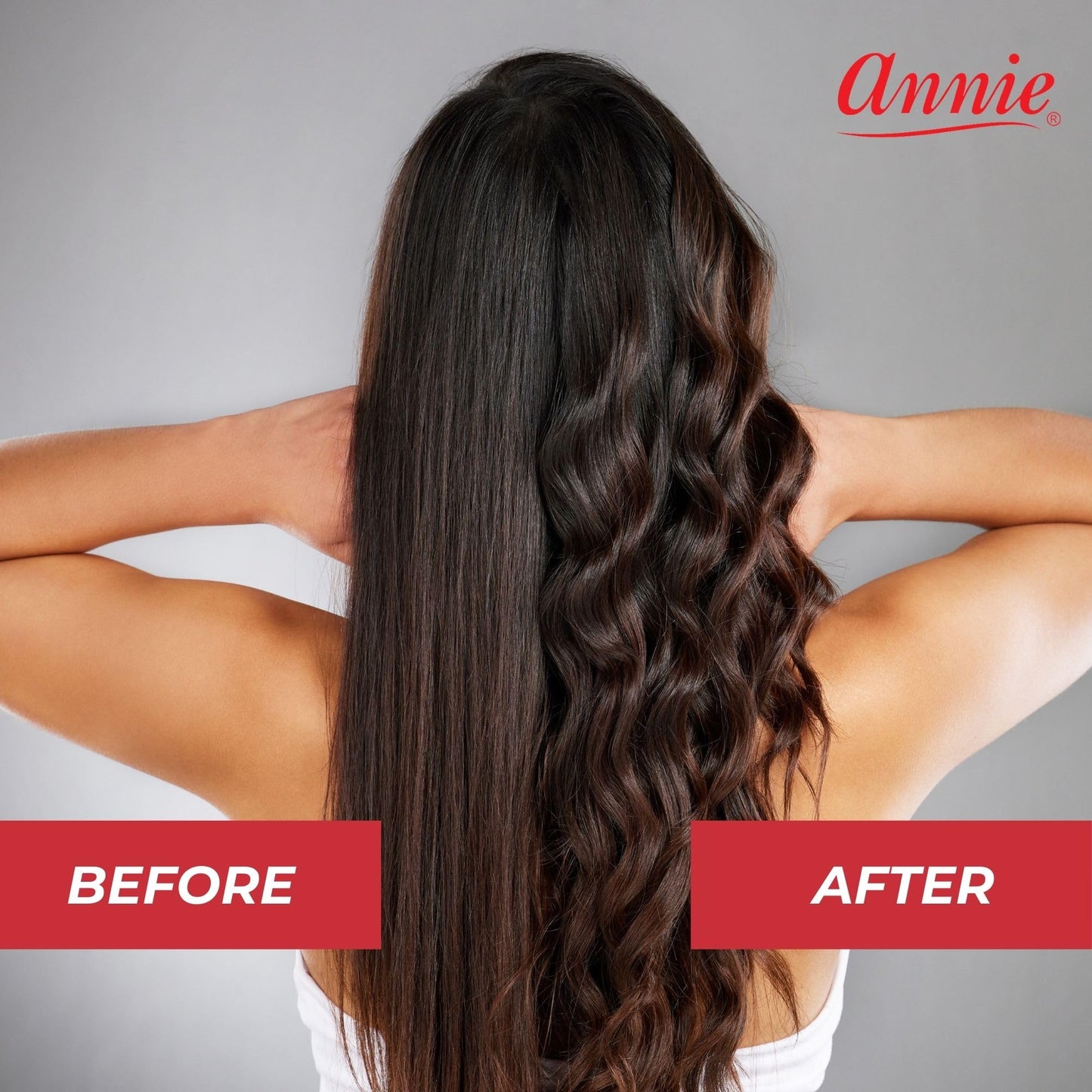 Annie Pillow Satin Rollers: 10Pcs Heatless Roller Set (Black)