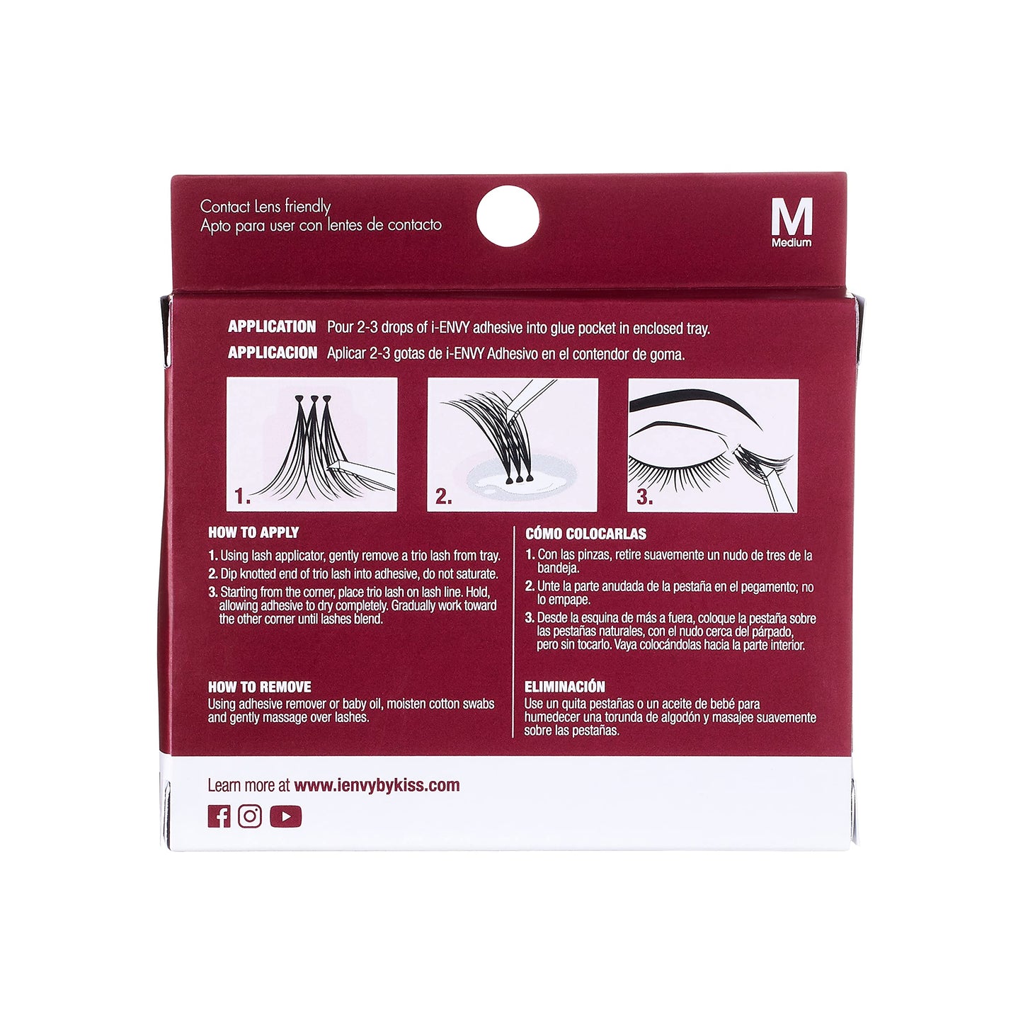 i-ENVY by KISS Trio Lash Classic Medium 30 Lashes Natural Style 3X Faster Easier Application