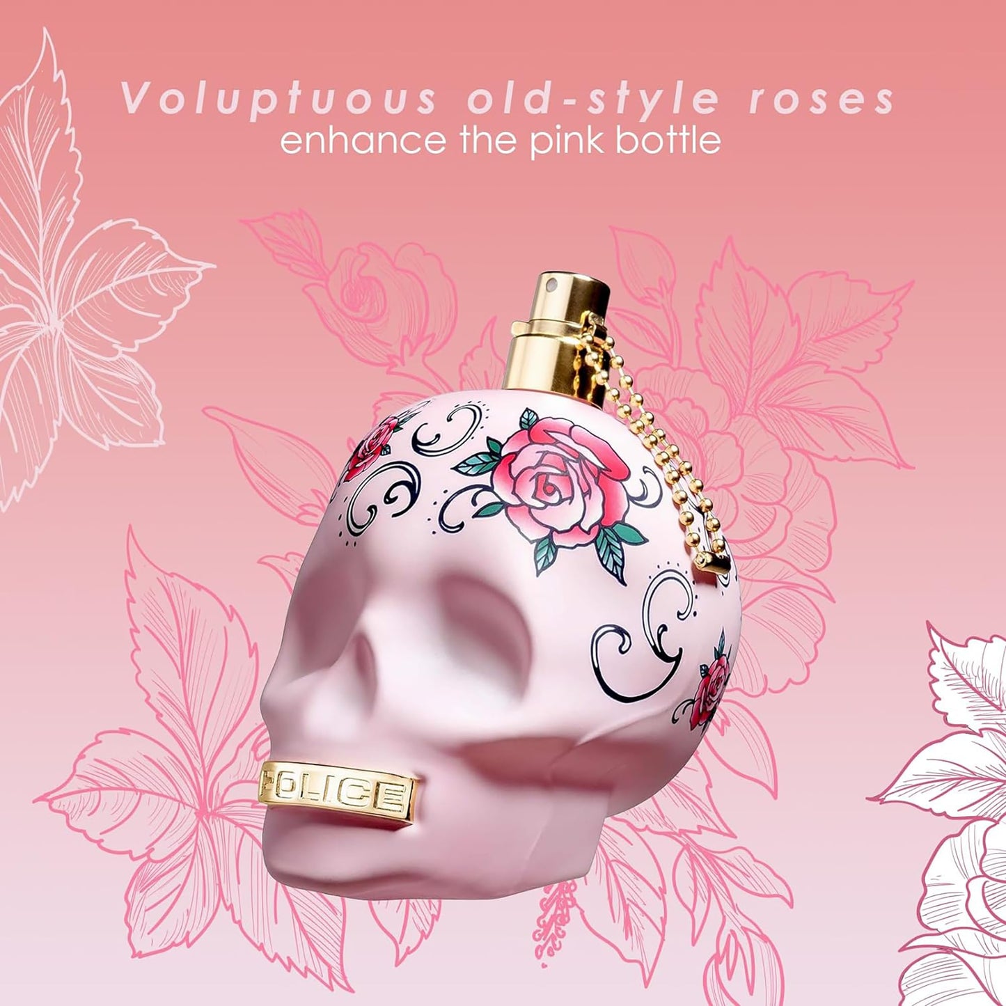 To Be Tattooart For Woman By Police - Fragrance For Women - Floral Fruity Gourmand Scent - Creamy Sandalwood And A Powdery-Sweet Marshmallow Accord